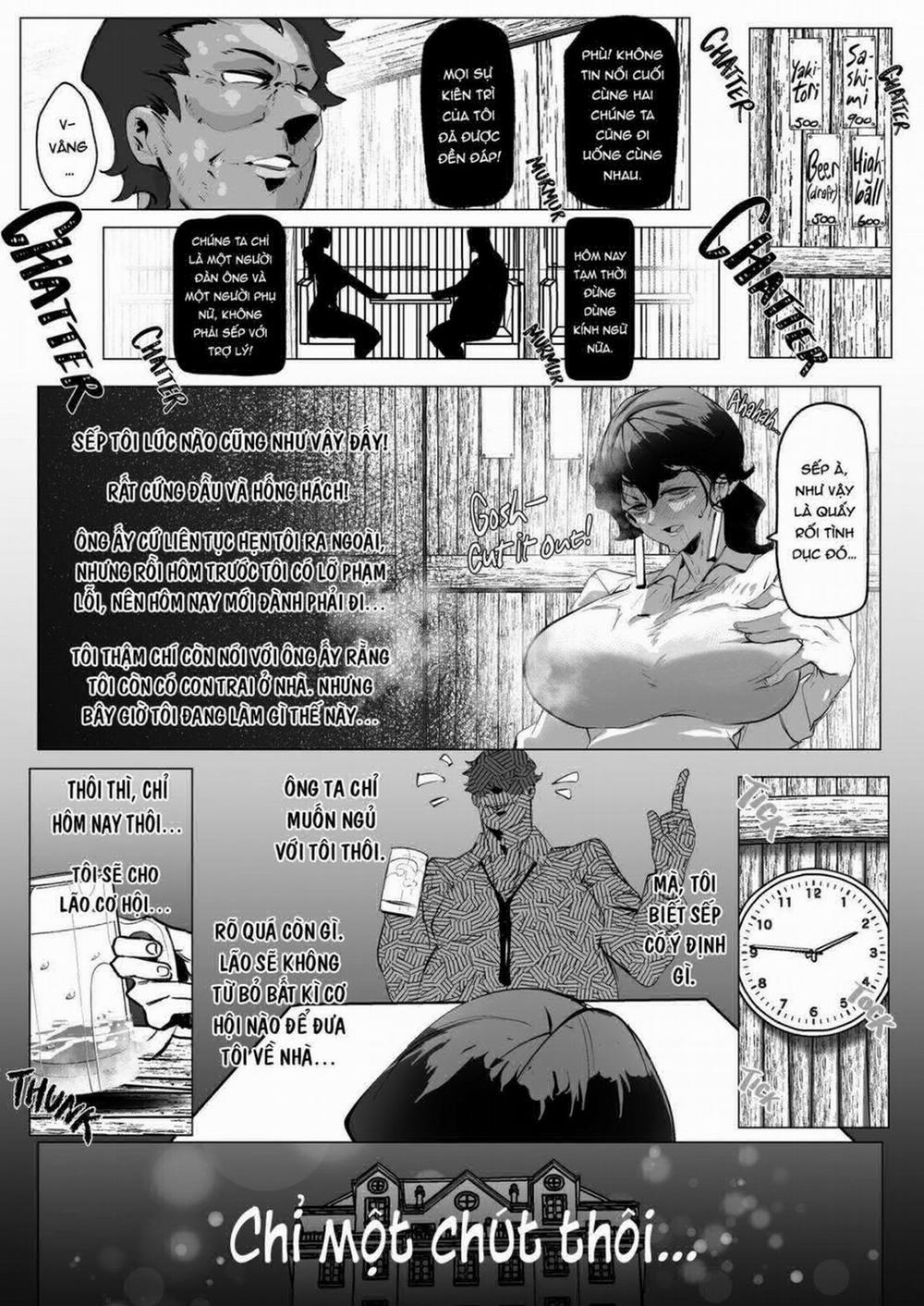 Miboujin Single Mother wa Kaisha no Joushi ni Mainichi Okasareteiru Oneshot trang 5