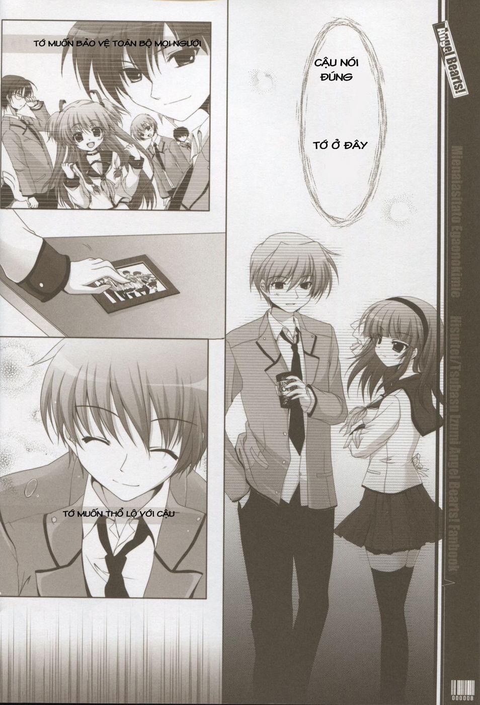 Mienai ashita to egao no kimi e (Angel Beats!) Oneshot trang 8