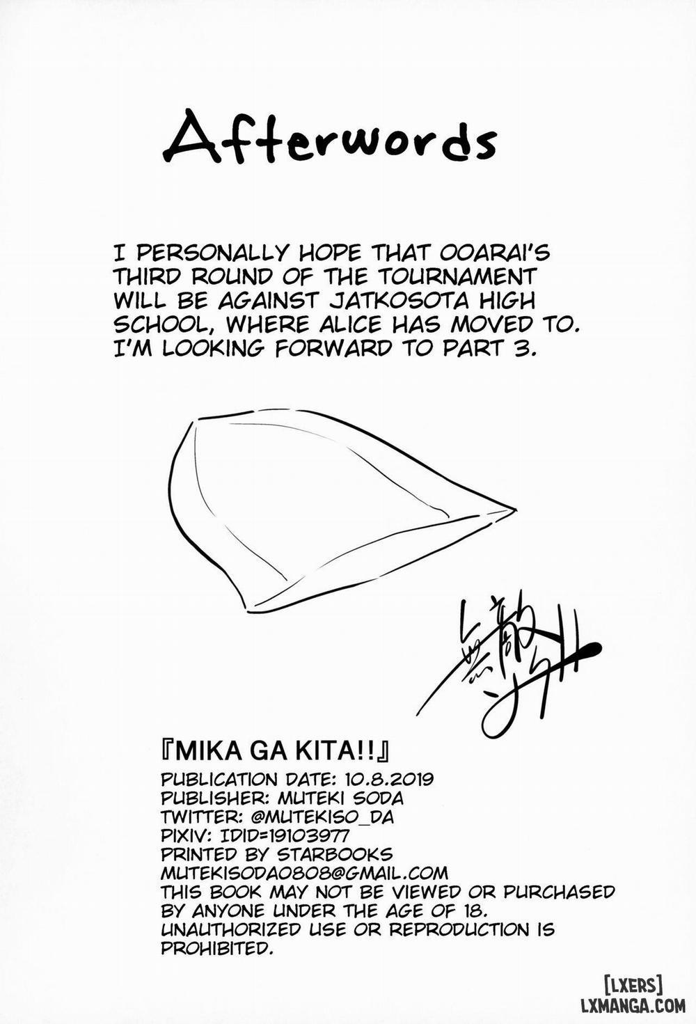 MIKA GA KITA!! Oneshot trang 22