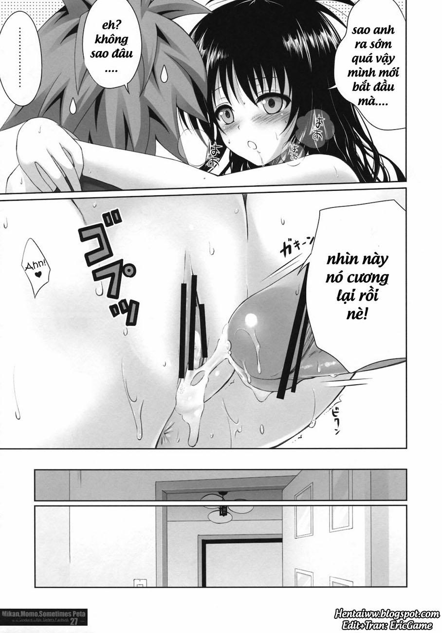MIKAN,MOMO,SOMETIMES PETA (To Love-Ru Darkness) Oneshot trang 25