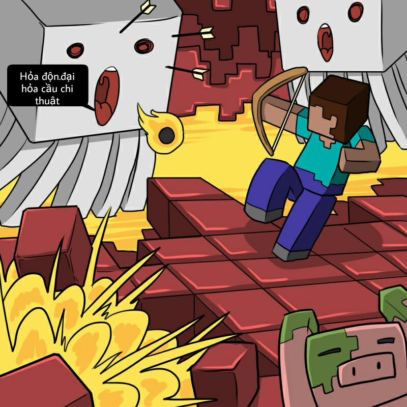 Minecraft [Koukou Daibouken] 1,2,3 (Minecraft) 3 [End] trang 8