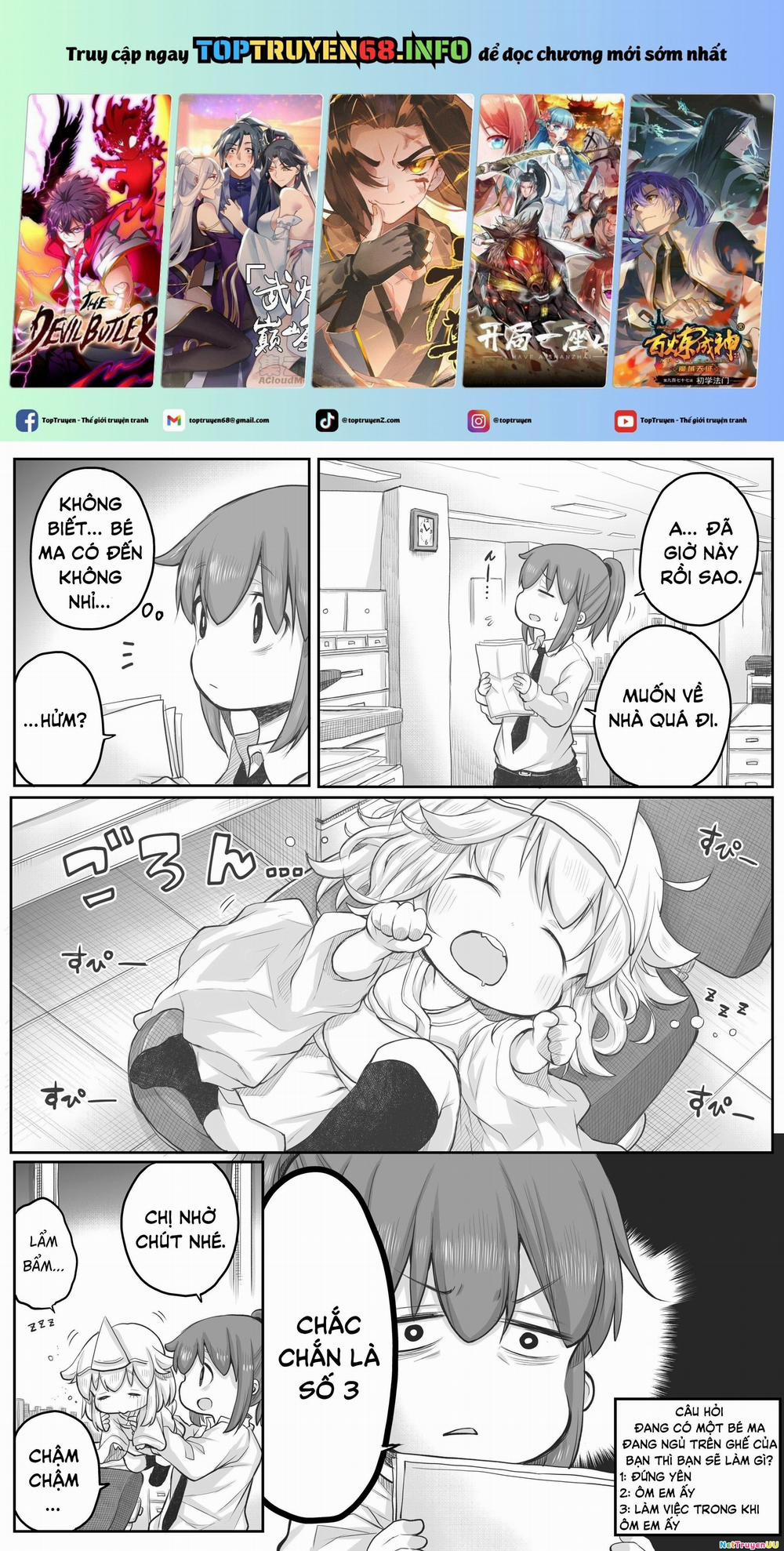 Miss Shachiku And The Little Baby Ghost 32 trang 0