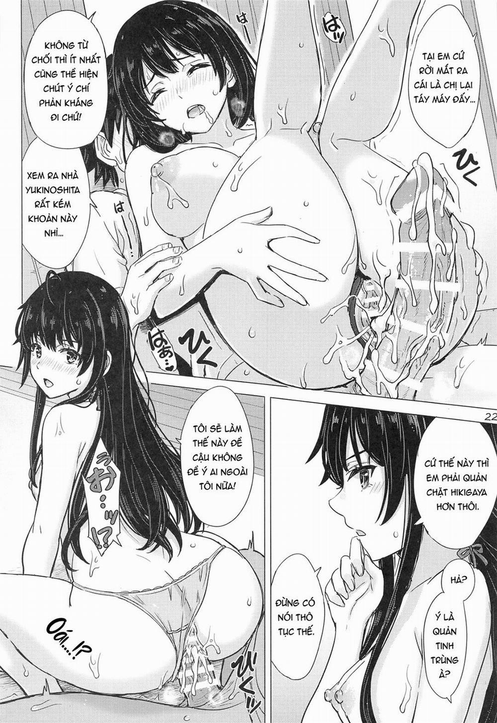 Miwakuteki ni Yukinoshita Shimai ga Rouraku Shite Kuru Oneshot trang 22