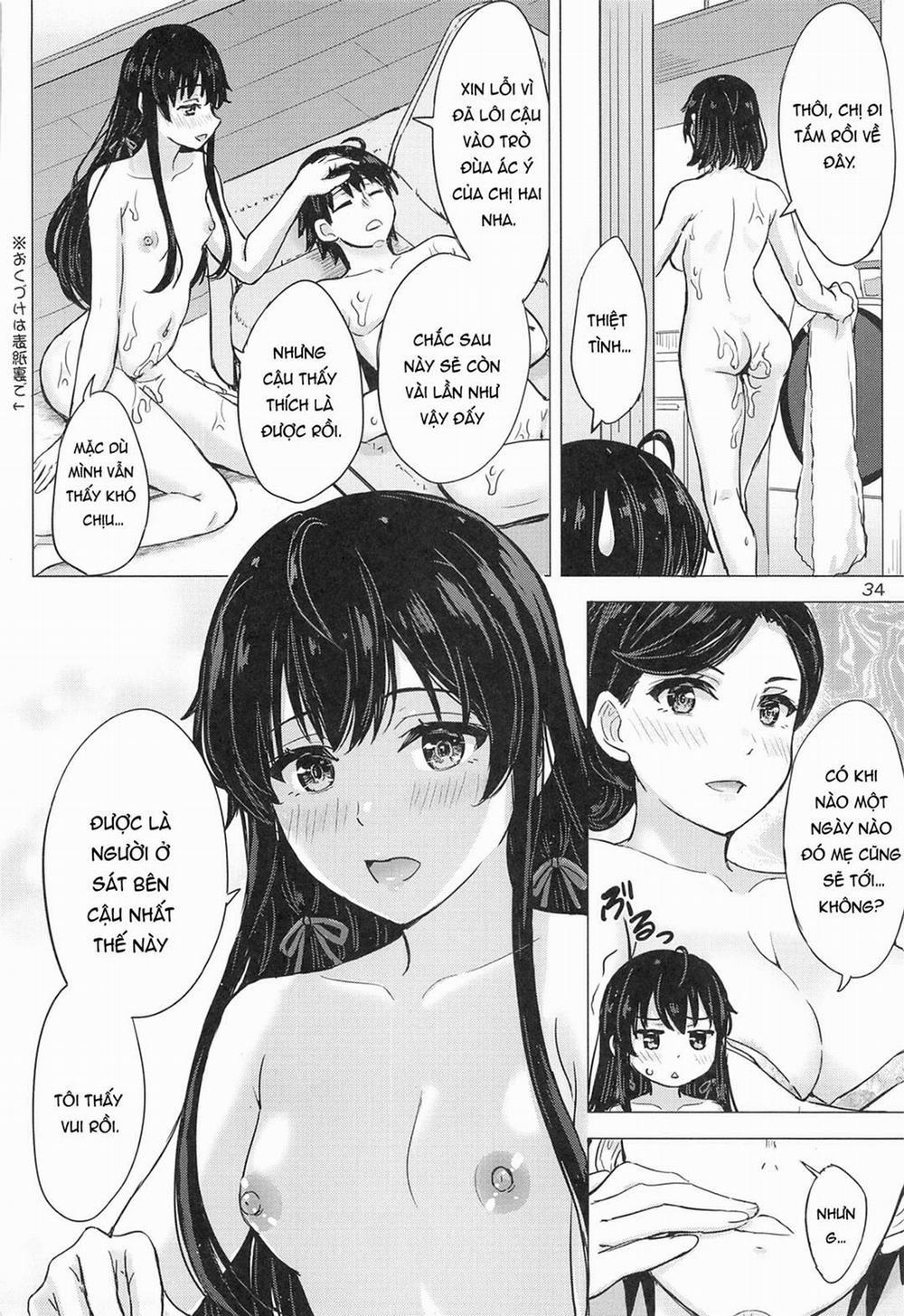 Miwakuteki ni Yukinoshita Shimai ga Rouraku Shite Kuru Oneshot trang 34