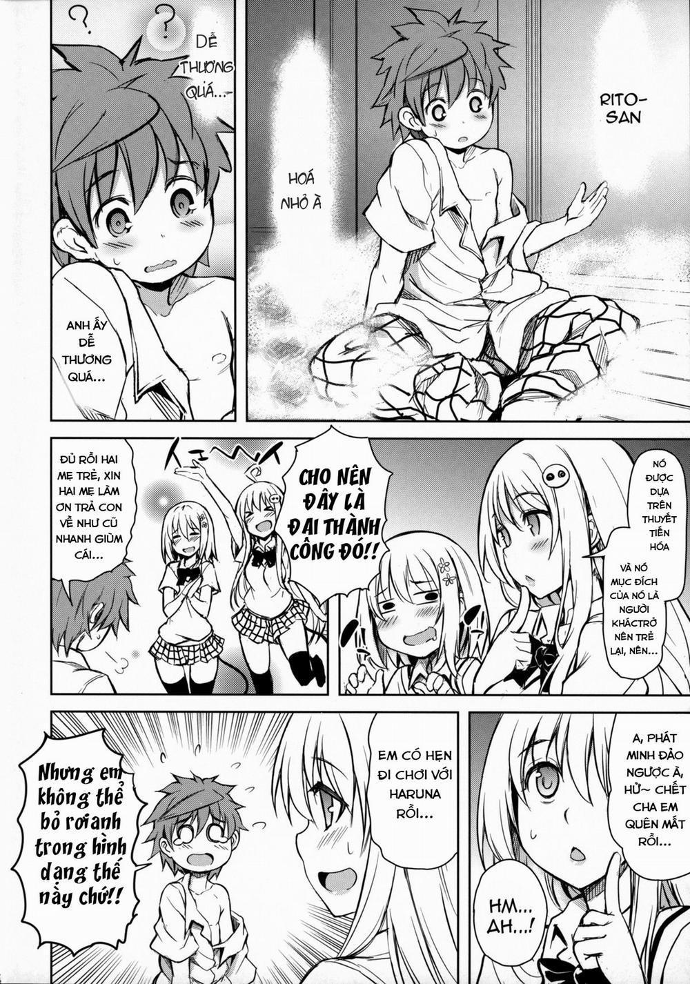 Momo và bé Rito bị hóa nhỏ (To Love-Ru Darkness) Oneshot reup trang 3