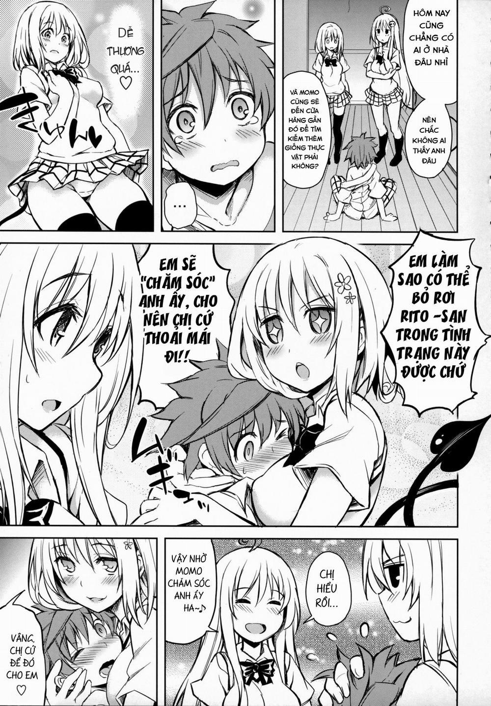 Momo và bé Rito bị hóa nhỏ (To Love-Ru Darkness) Oneshot reup trang 4