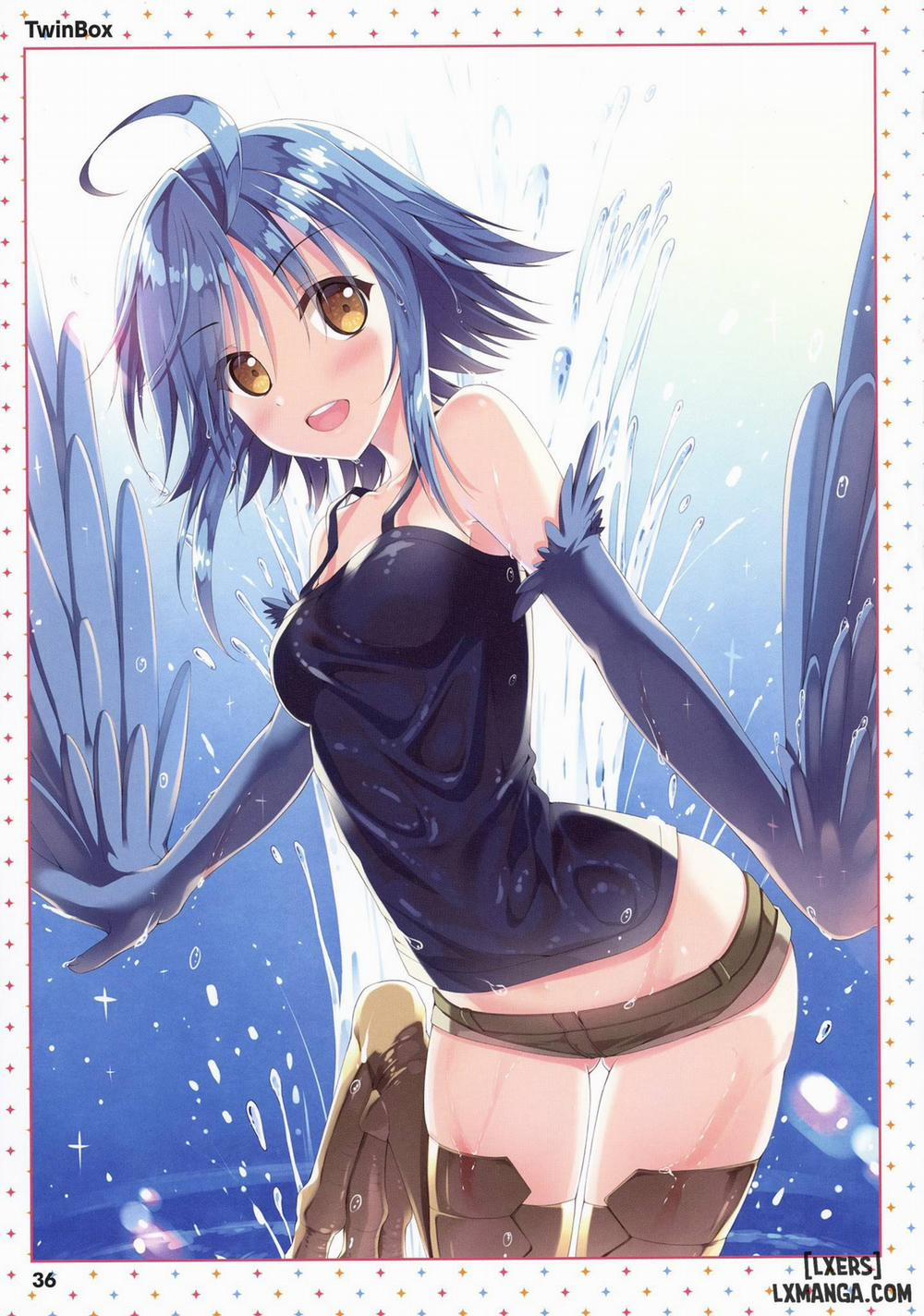 Monster Musume no Iru Nichijou - ANOTHER CREATOR VISUAL FAN BOOK Oneshot trang 35