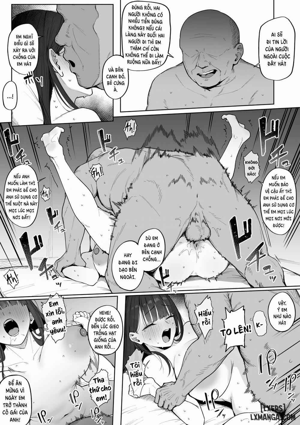 Một cặp vợ chồng chuyển đến một ngôi làng có truyền thống lẻn lên giường phụ nữ Oneshot trang 3