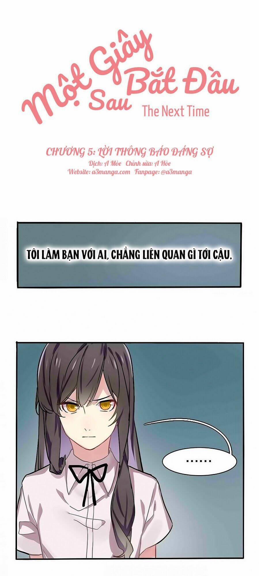 Một Giây Sau Bắt Đầu 5 trang 1