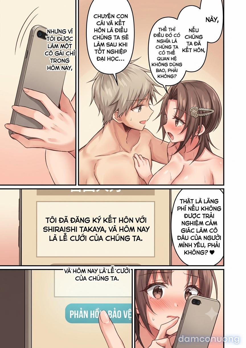 Một Ứng Dụng Thay Đổi Cuộc Sống Mang Lại Những Ngày Tươi Sáng! ~Tôi♂ Là Cô Dâu Hạnh Phúc♀~ OneShot trang 13