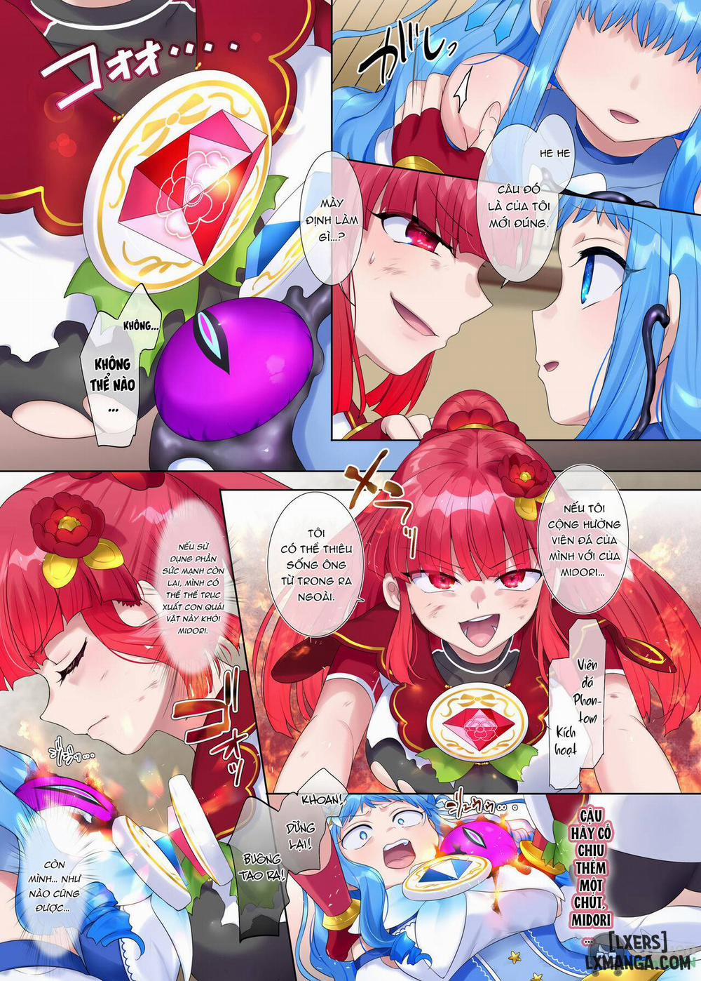 Mugen Seiki EX-Phantom season 2 ~Kokoro o Otosareru Hiiro no Mahou Shoujo~ Oneshot trang 35