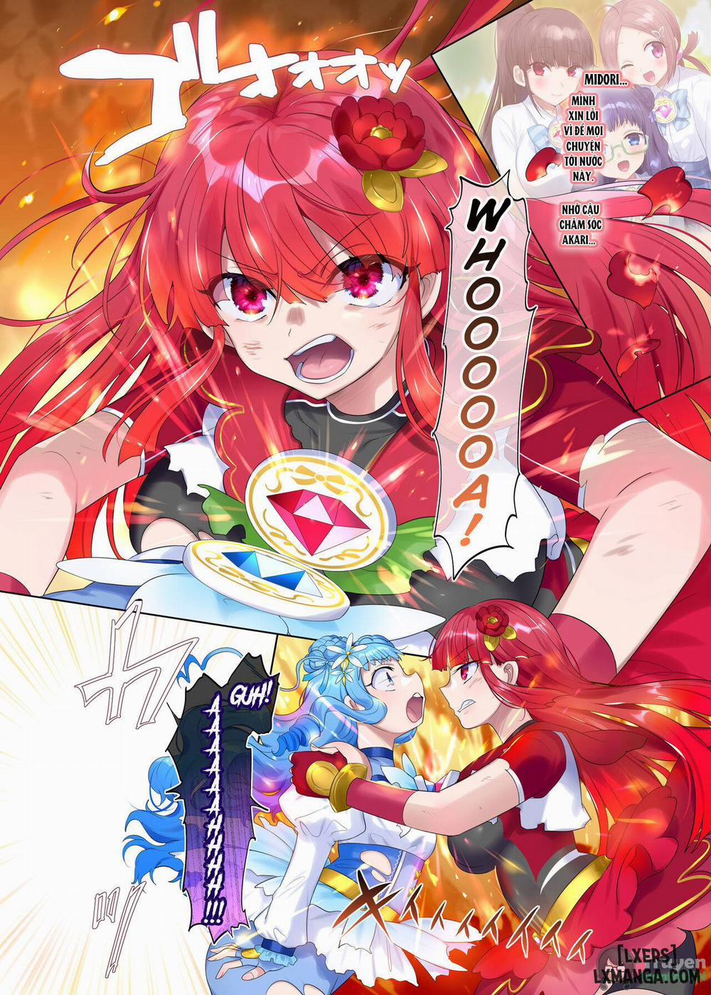 Mugen Seiki EX-Phantom season 2 ~Kokoro o Otosareru Hiiro no Mahou Shoujo~ Oneshot trang 36