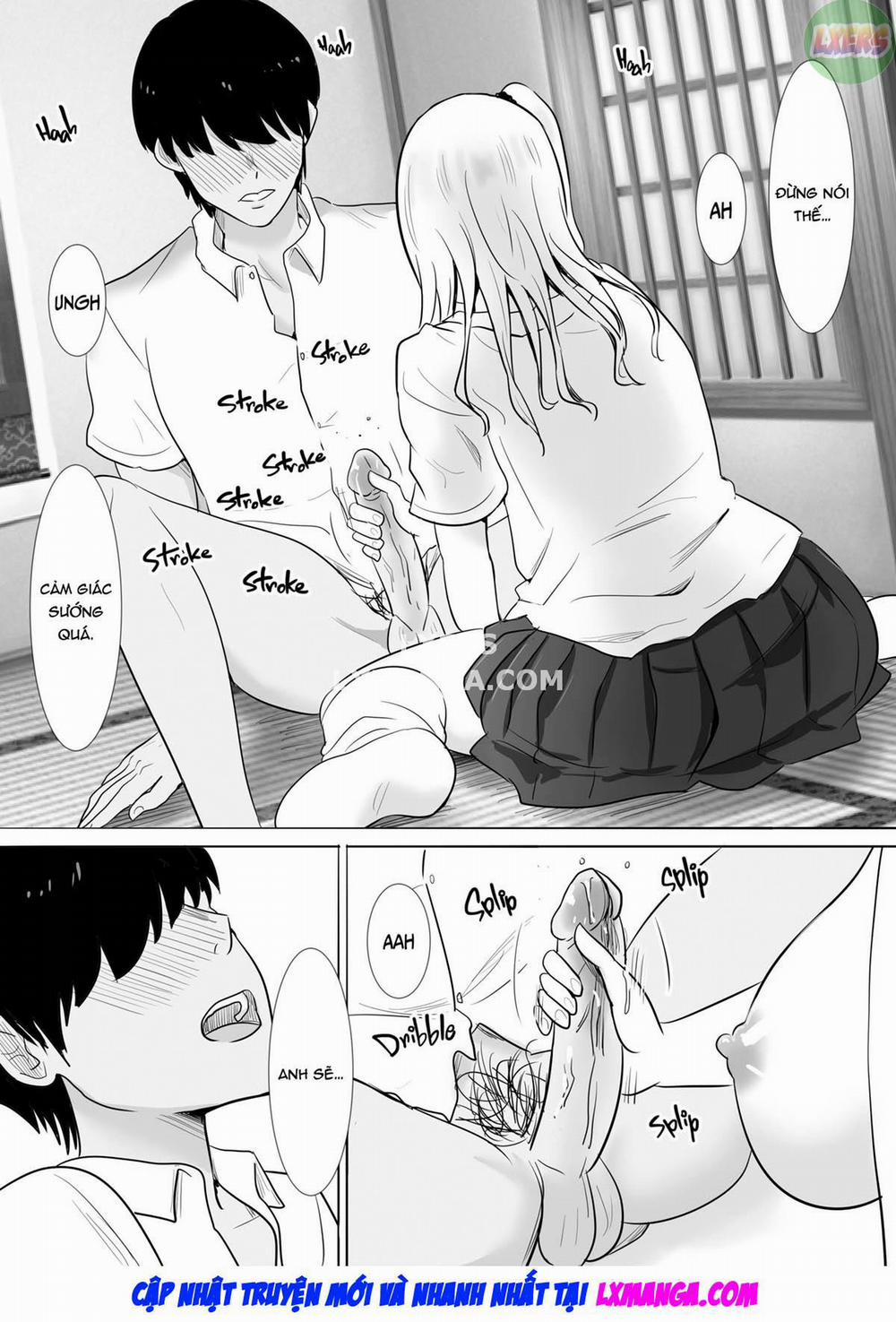 Mukuchi na Jitome Gal to Futarikiri no Bushitsu de Bunkabu Nanoni Asedaku Nakadashi Sex na Houkago Oneshot trang 19