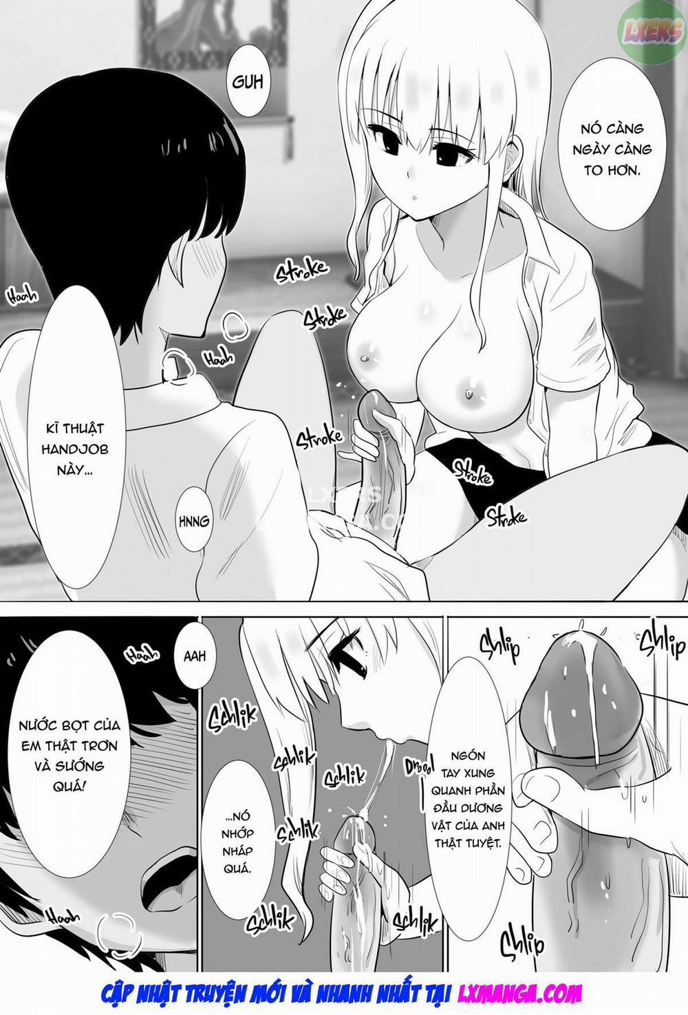 Mukuchi na Jitome Gal to Futarikiri no Bushitsu de Bunkabu Nanoni Asedaku Nakadashi Sex na Houkago Oneshot trang 21