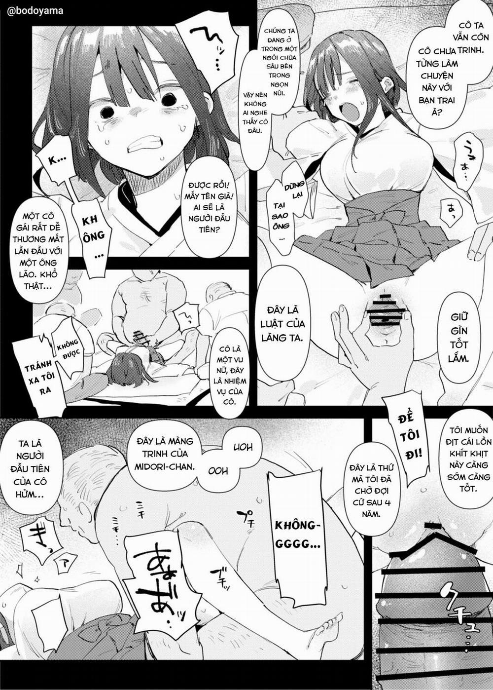 Mura no Miko to Shite Shojo o Sasage Saserareru Hanashi Oneshot trang 3