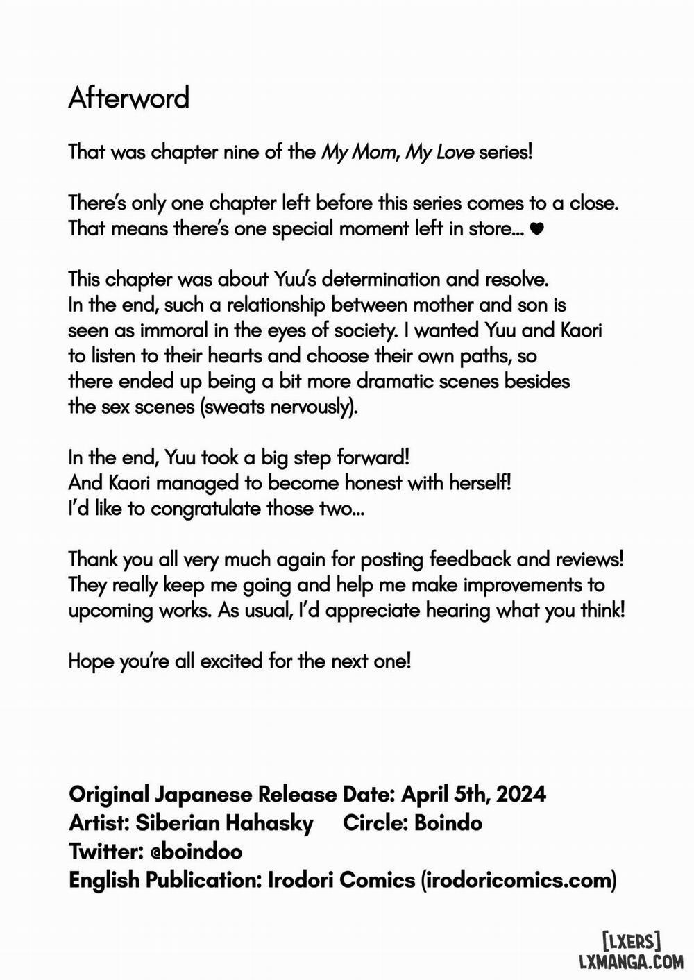 My Mom, My Love 9 0 END trang 73
