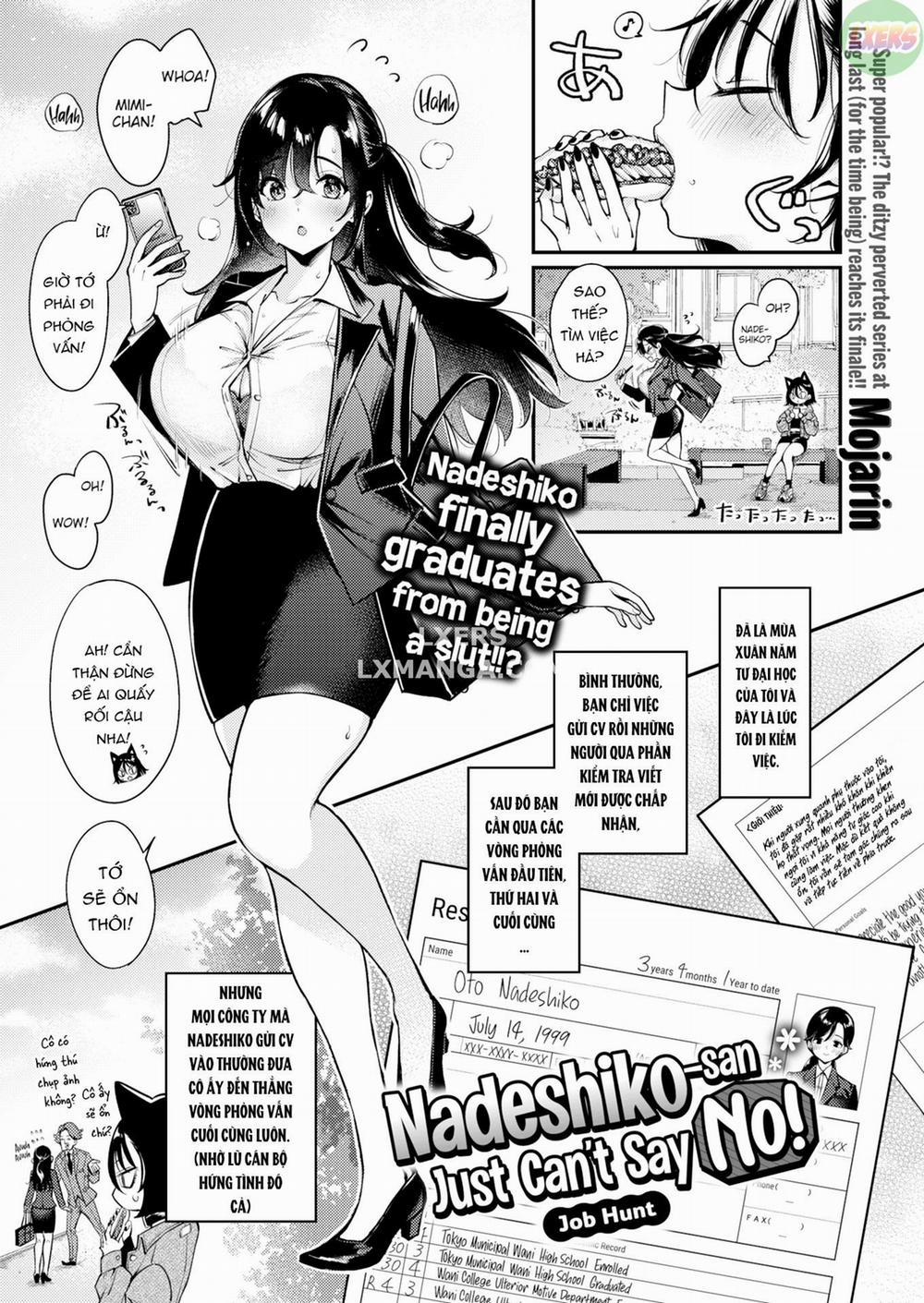 Nadeshiko-san Just Can't Say No! ~Job Hunt Oneshot trang 1