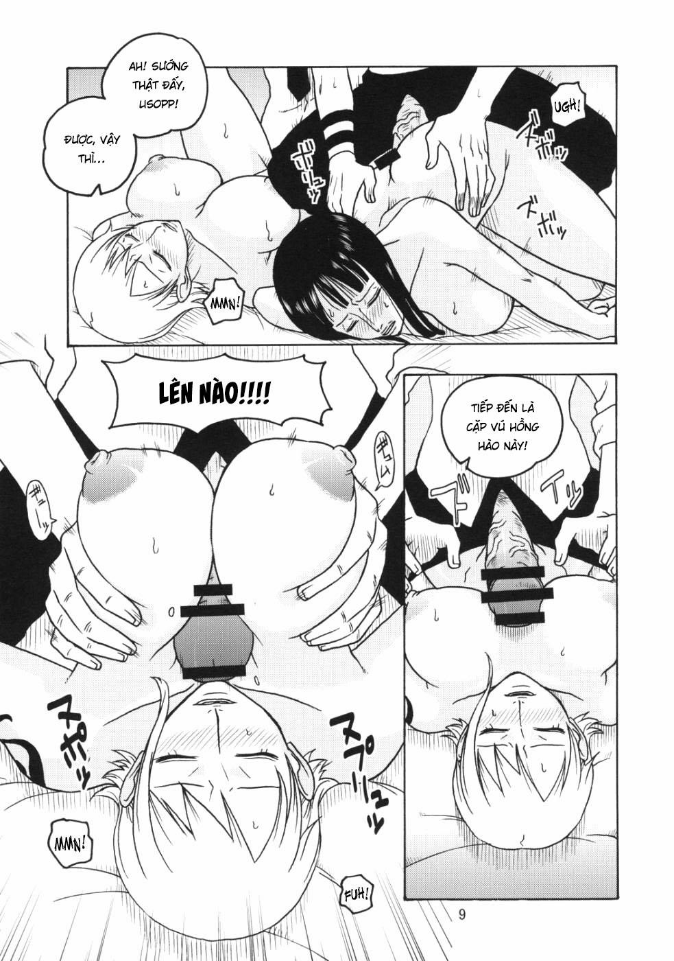 Nami no Koukai Nisshi EX NamiRobi (One Piece) Oneshot nứng trang 10