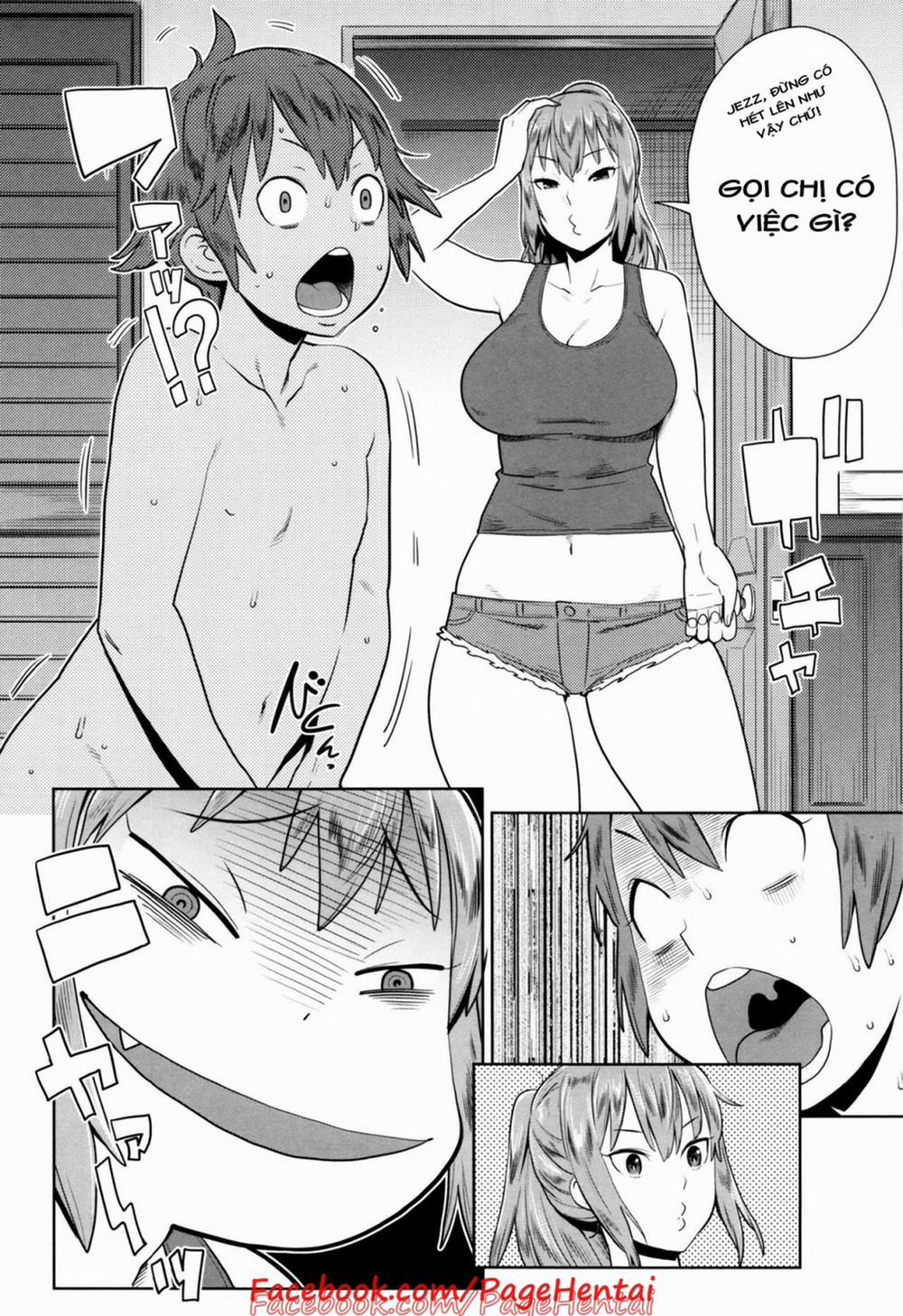 Natsu no Owari ni Ijiwaru Nee-chan Oneshot trang 6