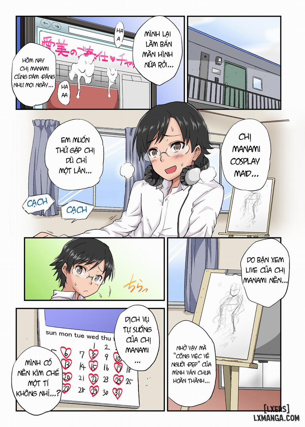 Netorare Hitozuma Net de Nama Nugi Haishinsuru Onna - Manami Oneshot trang 3