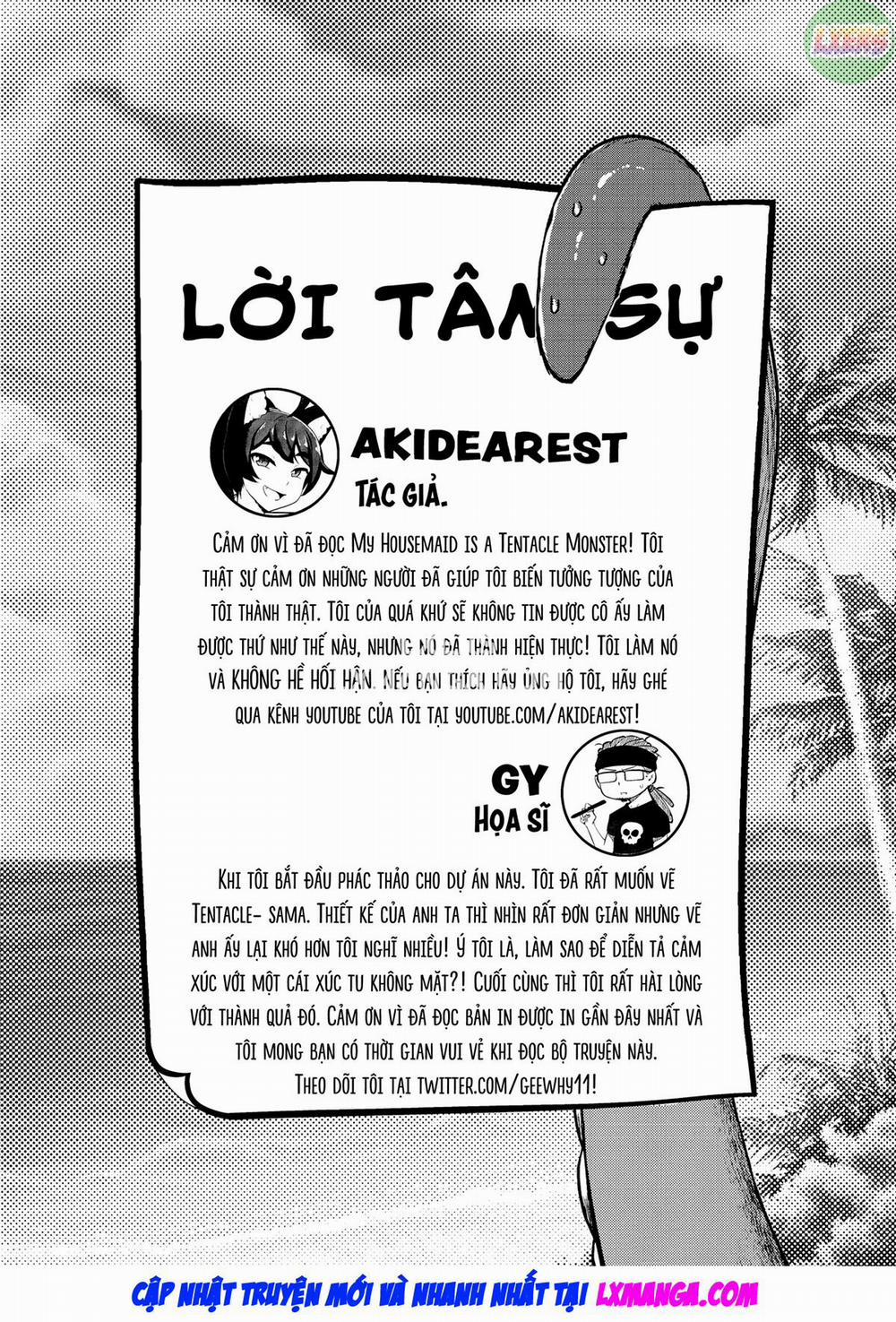 Người hầu của tôi là quái vật xúc tu 4 0 [END] trang 16