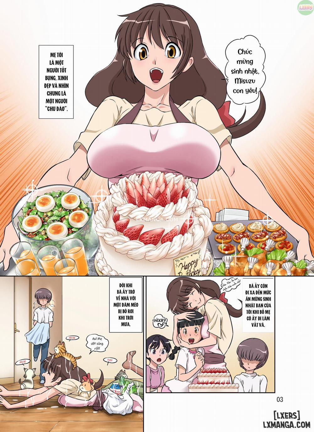 Người Mẹ Bị Đụ Bởi Con Trai Tinh Nghịch Oneshot trang 5