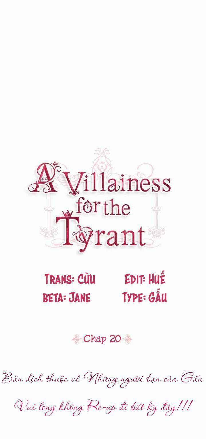 Nhân Vật Phản Diện Xứng Đôi Với Bạo Chúa 20 trang 1