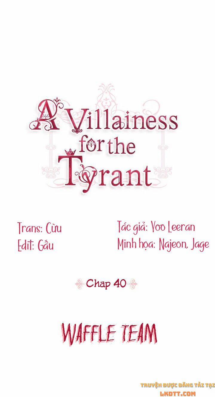 Nhân Vật Phản Diện Xứng Đôi Với Bạo Chúa 40 trang 1