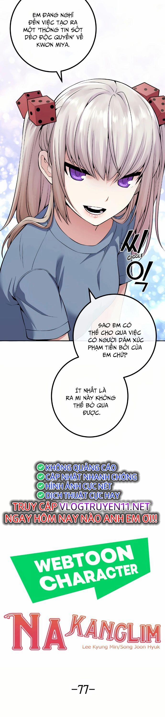 Nhân Vật Webtoon Na Kang Lim 77 trang 9