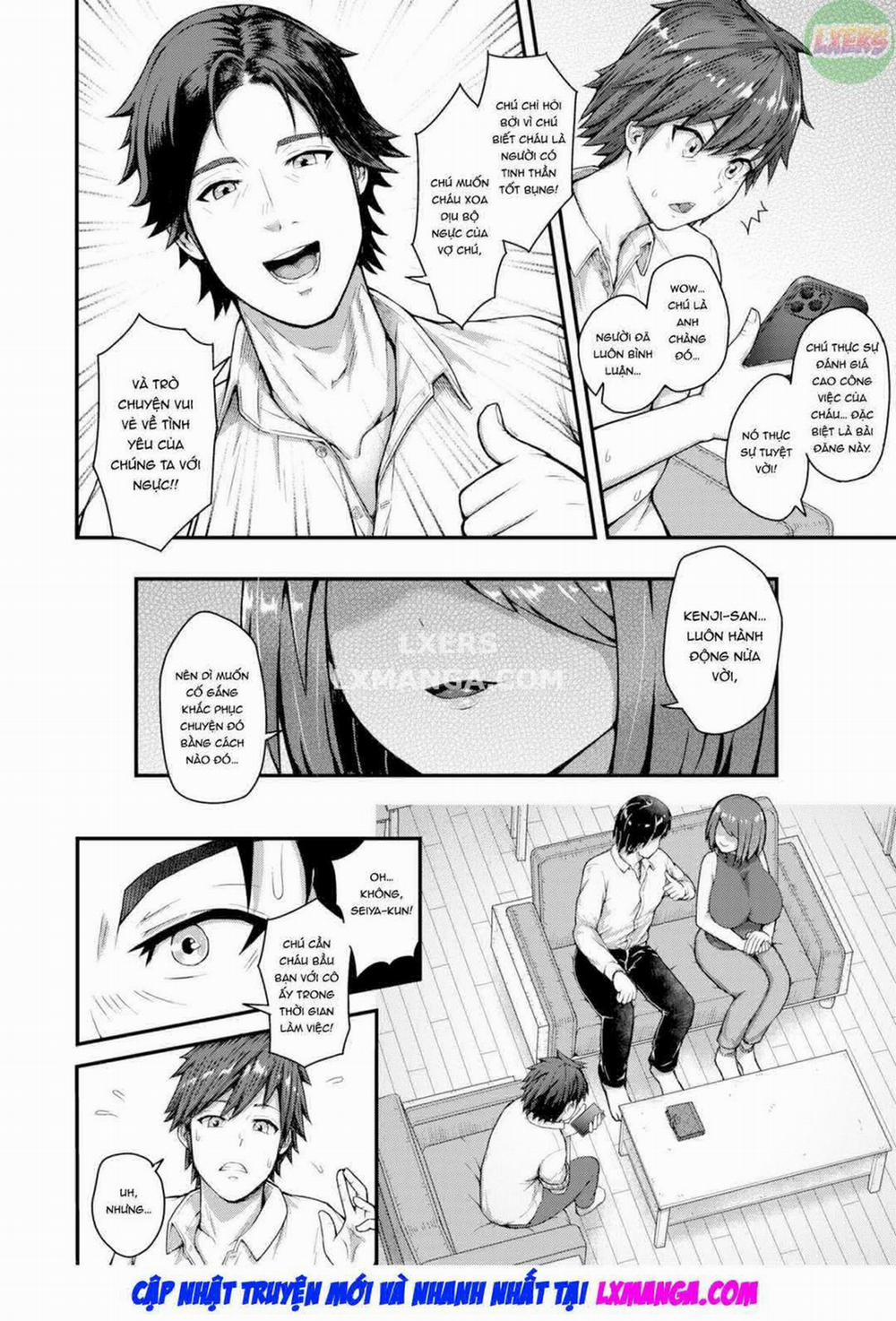 Nhờ cháu ngủ với vợ chú Oneshot trang 4