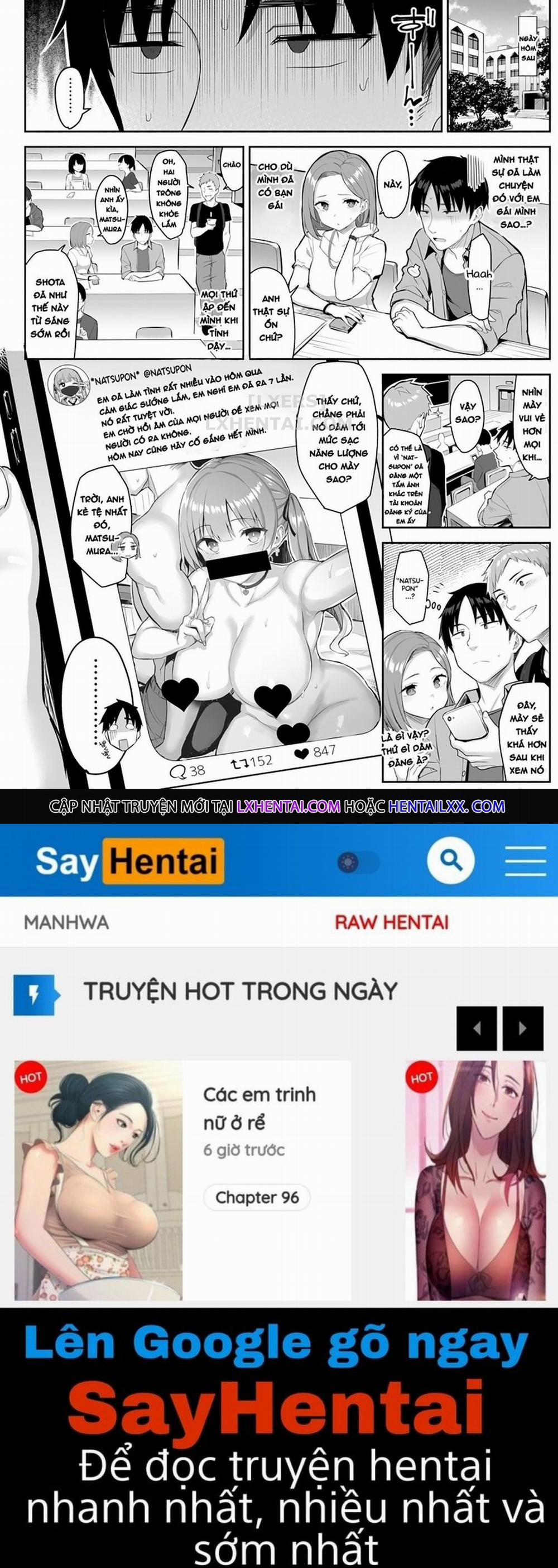 Nhỏ em gái trở thành một kẻ dâm đãng vú bự, nên tôi… 1 trang 38