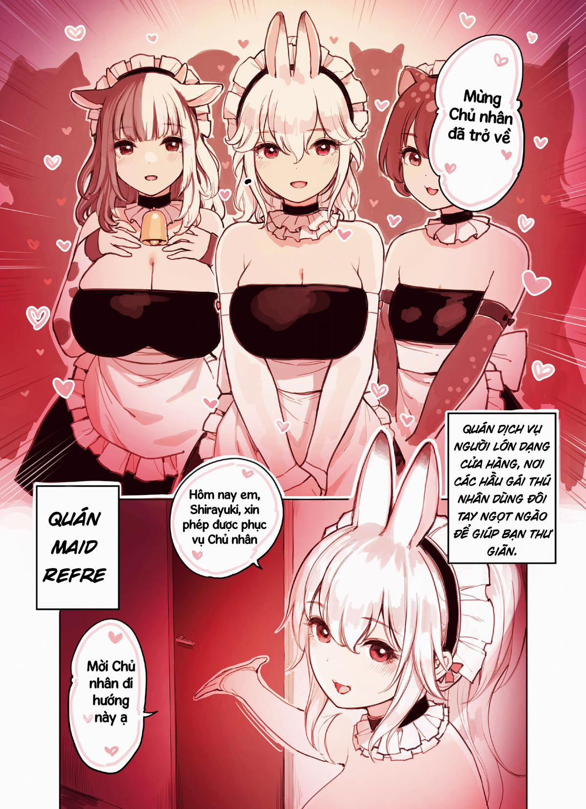 Những Cô Gái Ở Quán Maid Refre Tai Thú 1 trang 5