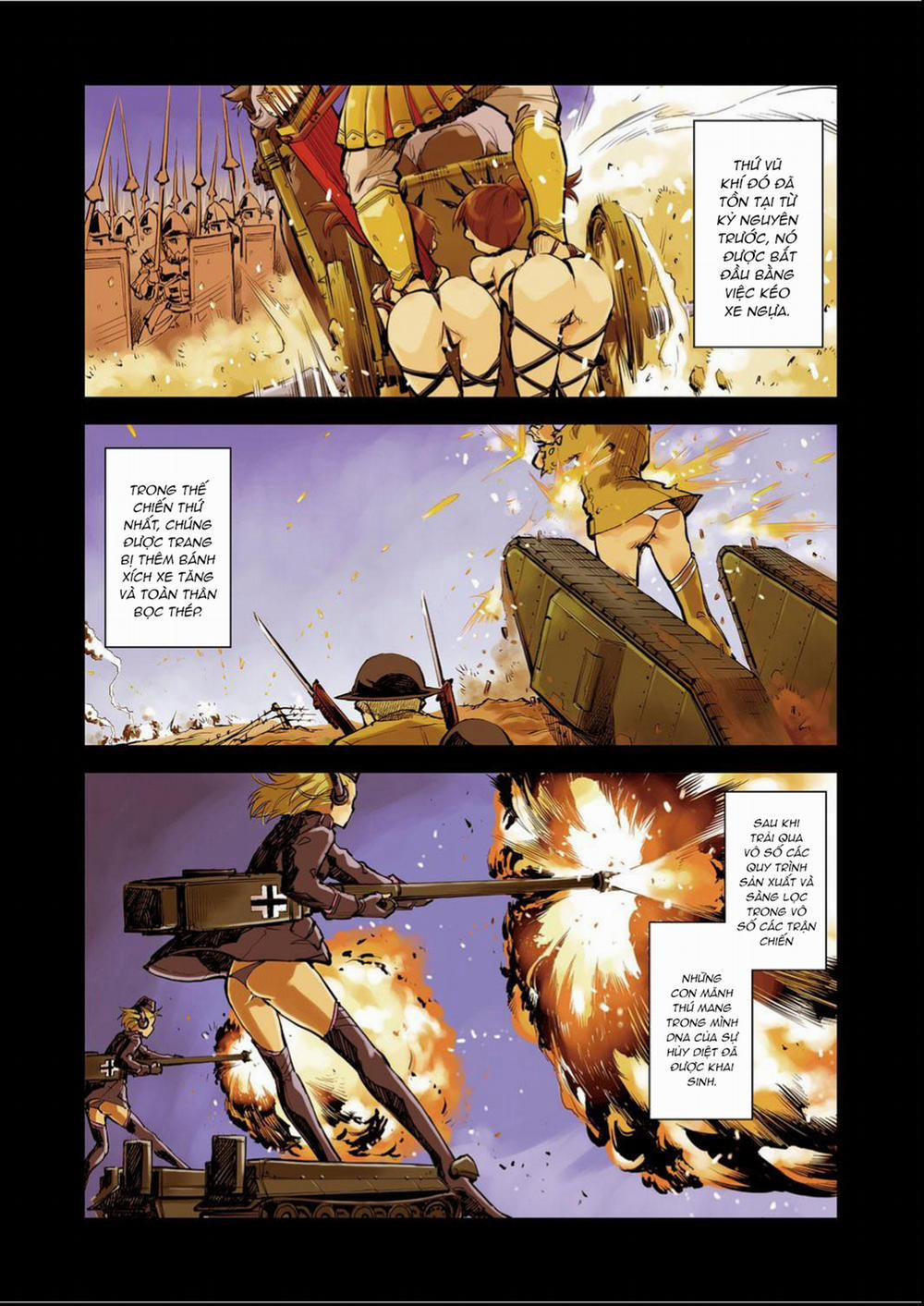 Những thiếu nữ chiến xa Chiến tuyến số 1 trang 1