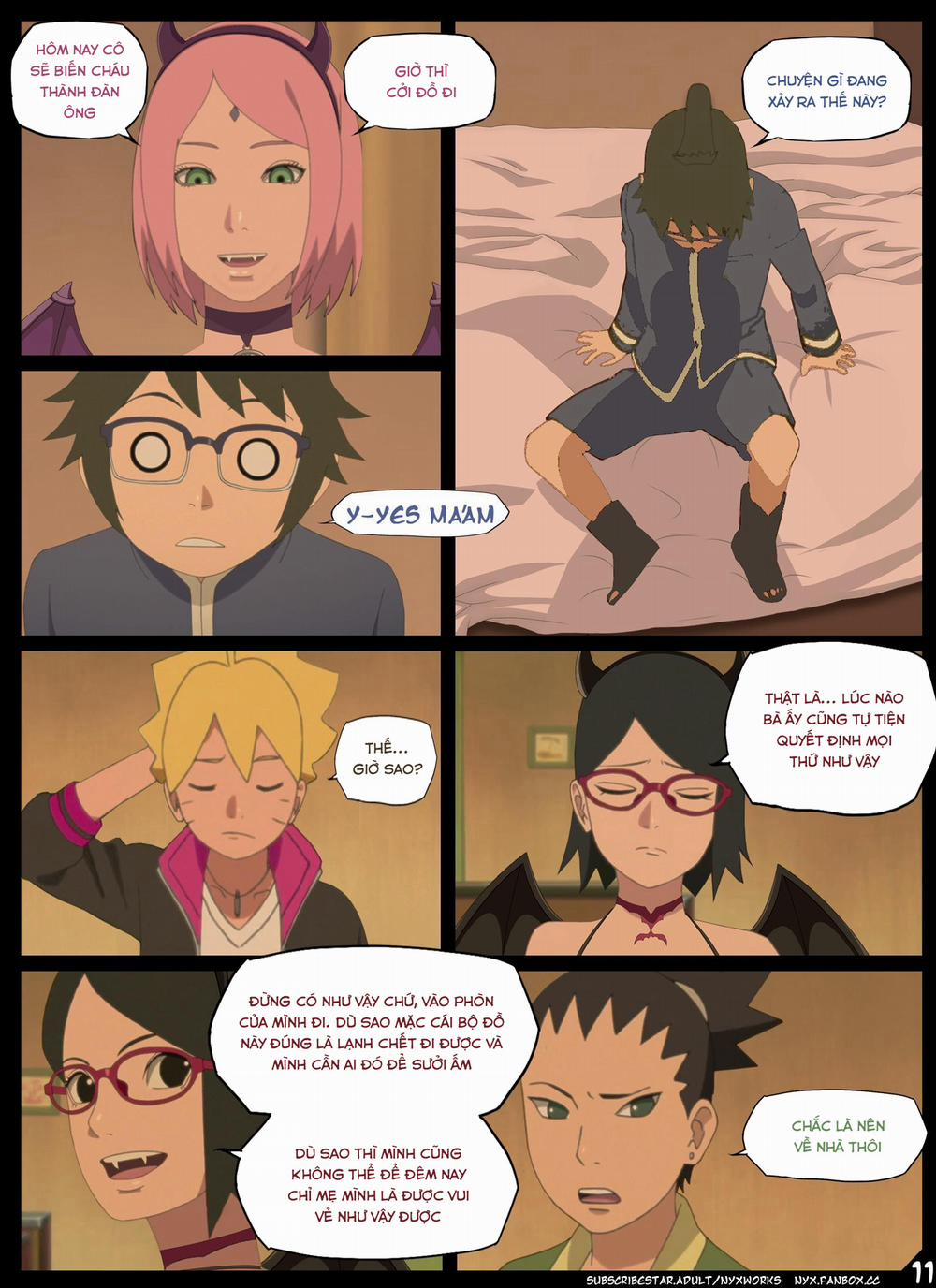 Night of the Red Eyed succubus (Naruto) Oneshot trang 10