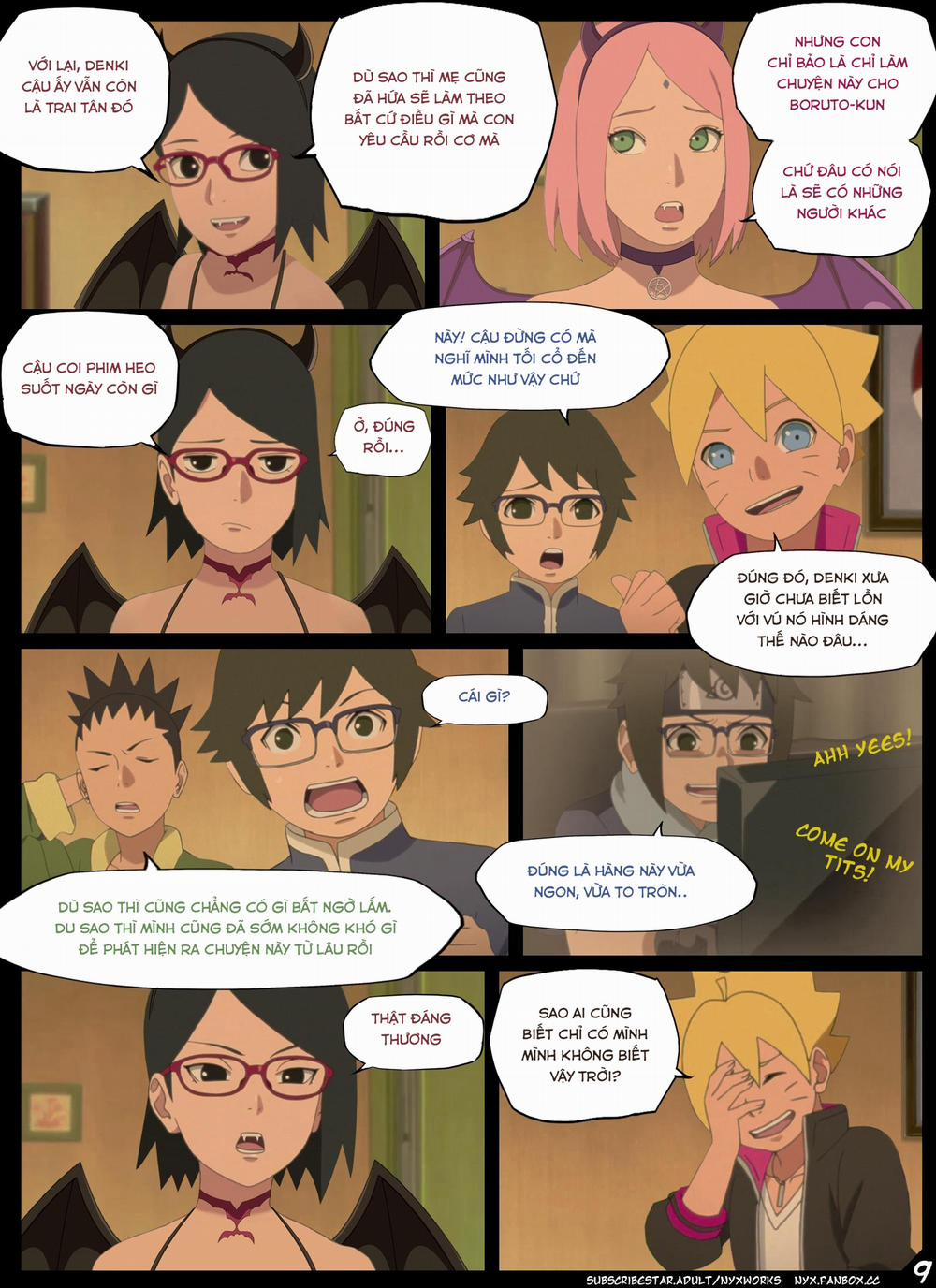 Night of the Red Eyed succubus (Naruto) Oneshot trang 8