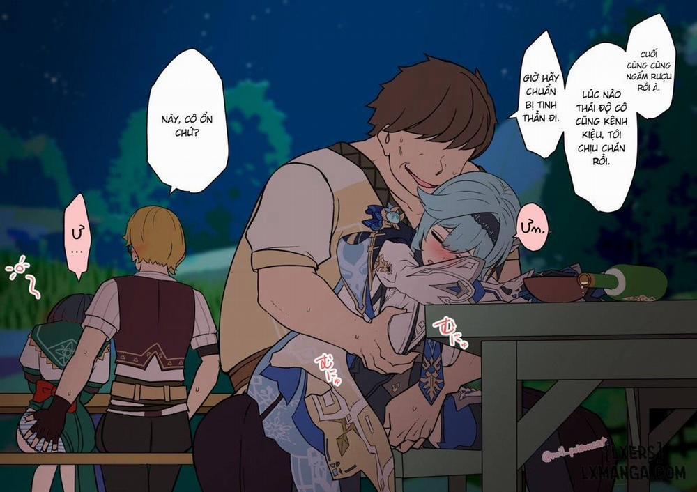 Ninmu Owari no Eula ni Osake o Nomasete Warui Koto o Suru Hanashi Oneshot trang 1