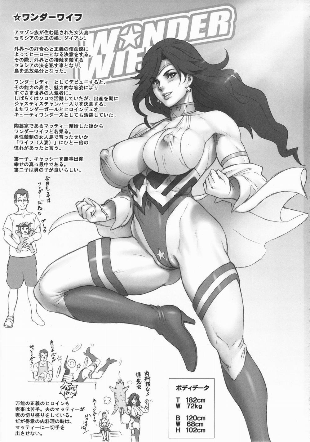 NIPPON WONDER WIFE King Dominator Hen (Wonder Woman) Oneshot trang 2