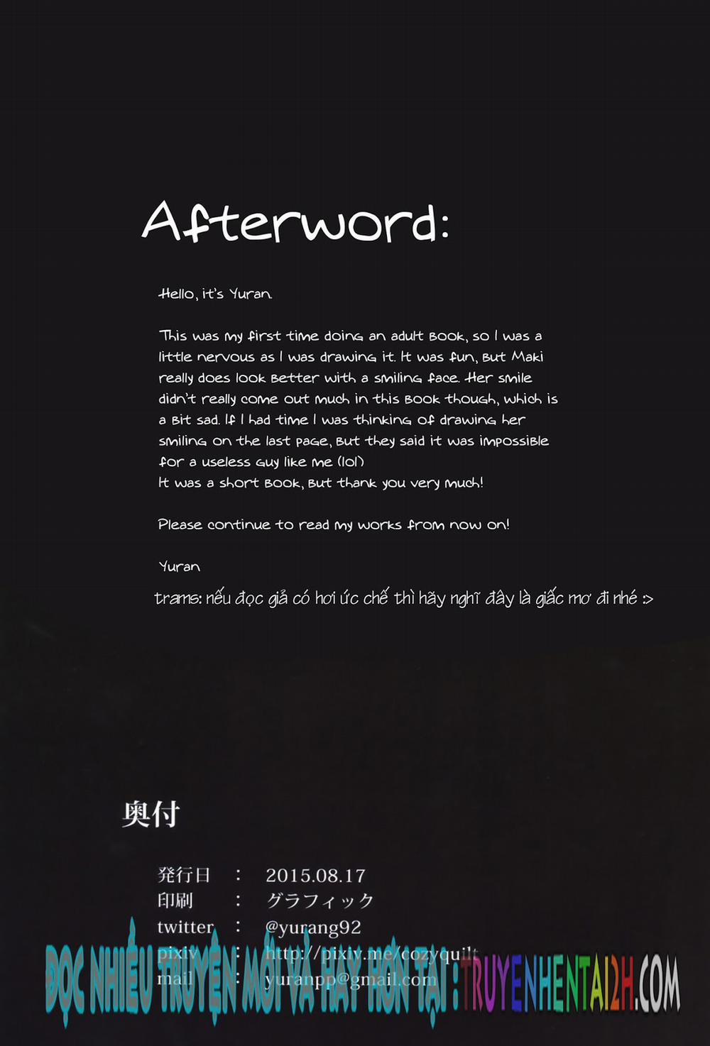 Nishikino Maki No Warui Yume (Love Live!) Oneshot [Full Color] trang 26