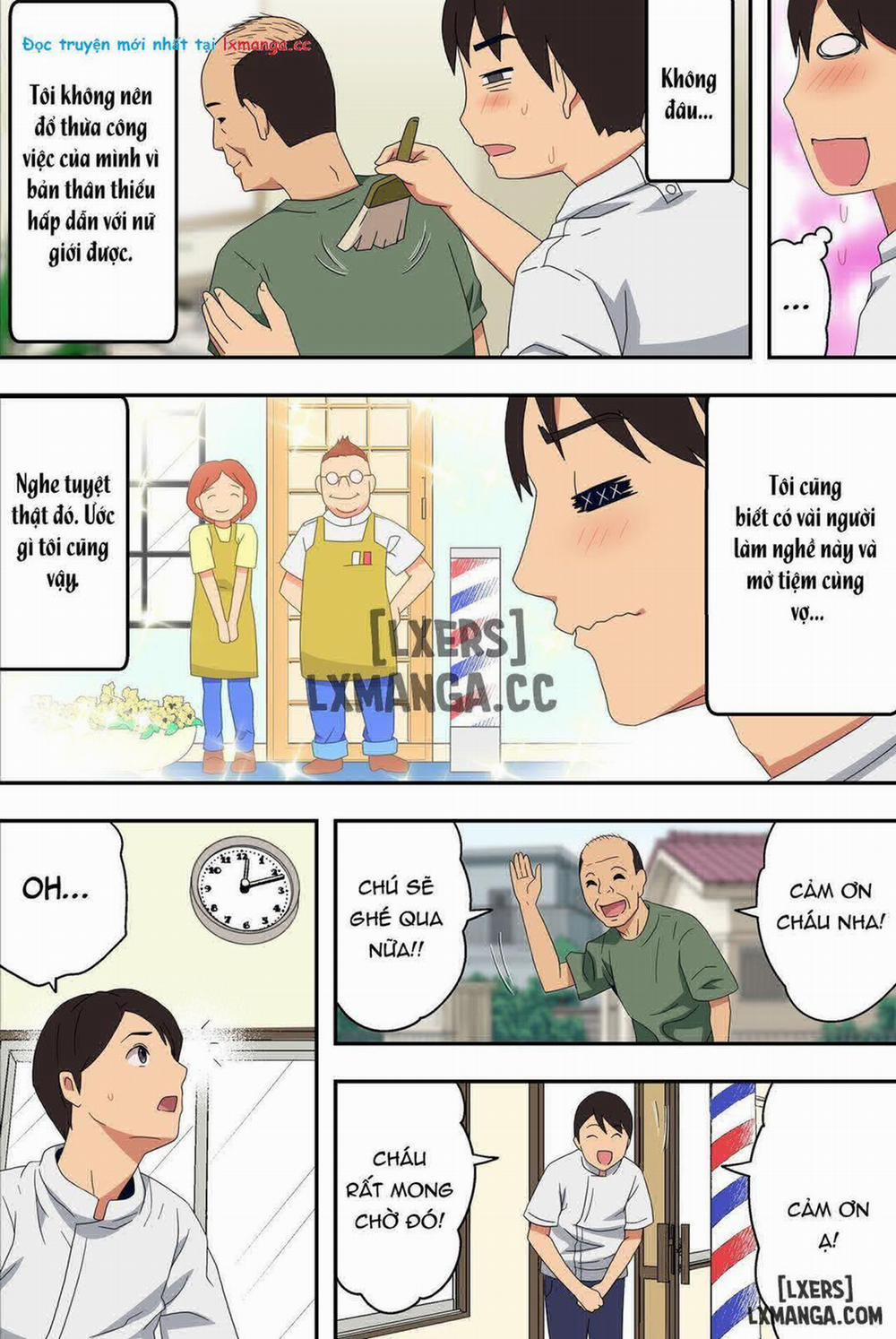 Nơi Tiệm Cắt Tóc Sung Sướng Oneshot trang 5
