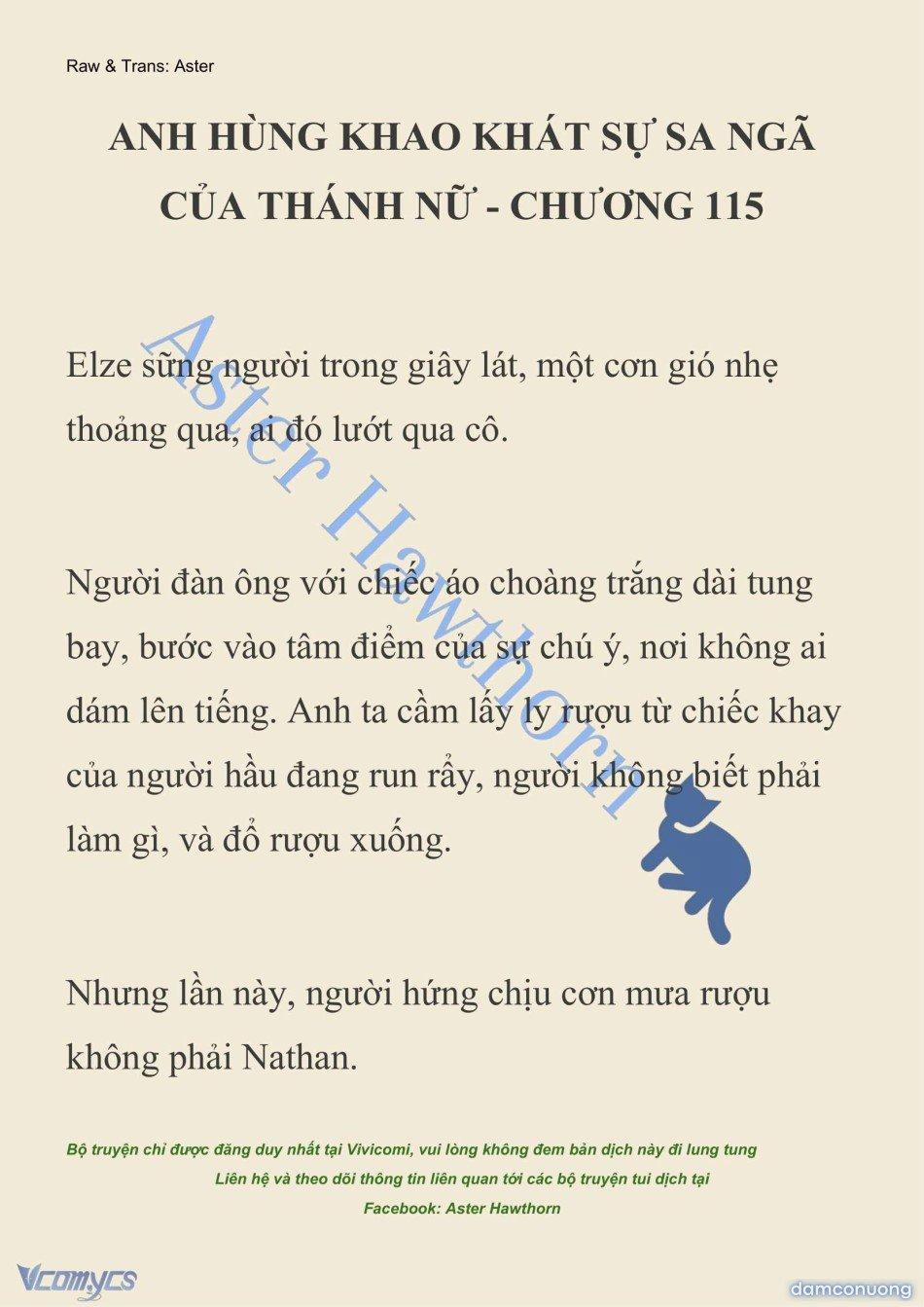 [Novel] Anh Hùng Khao Khát Sự Sa Ngã Của Thánh Nữ 115 trang 1