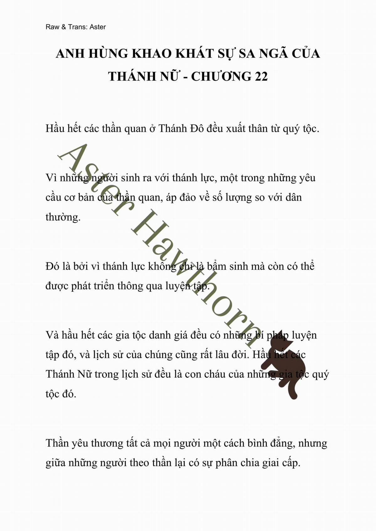 [Novel] Anh Hùng Khao Khát Sự Sa Ngã Của Thánh Nữ 22 trang 0