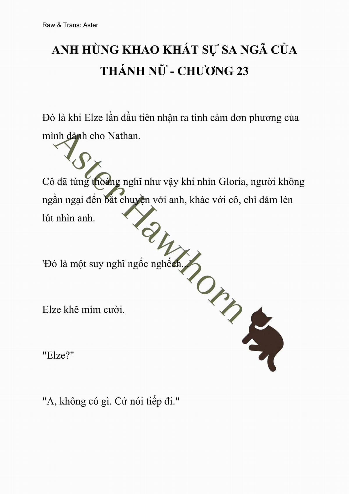 [Novel] Anh Hùng Khao Khát Sự Sa Ngã Của Thánh Nữ 23 trang 0