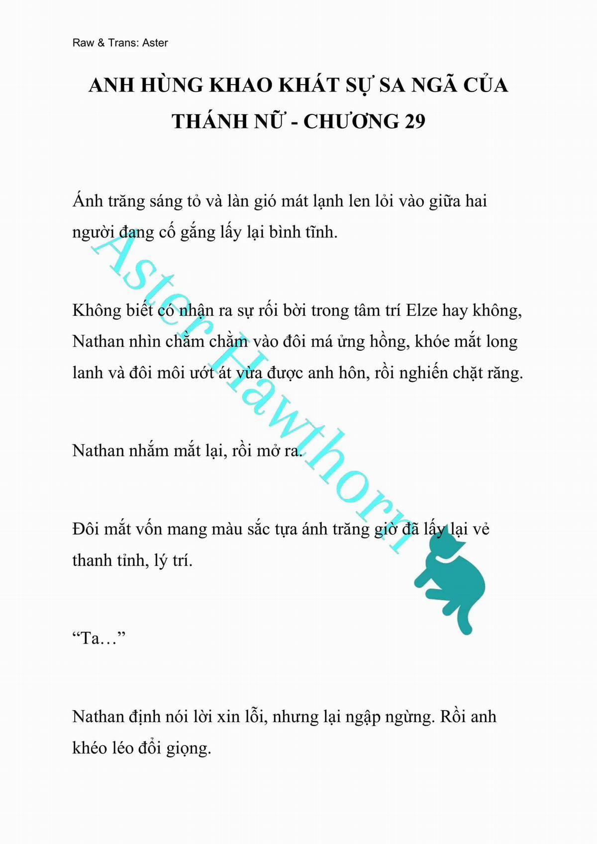 [Novel] Anh Hùng Khao Khát Sự Sa Ngã Của Thánh Nữ 29 trang 0