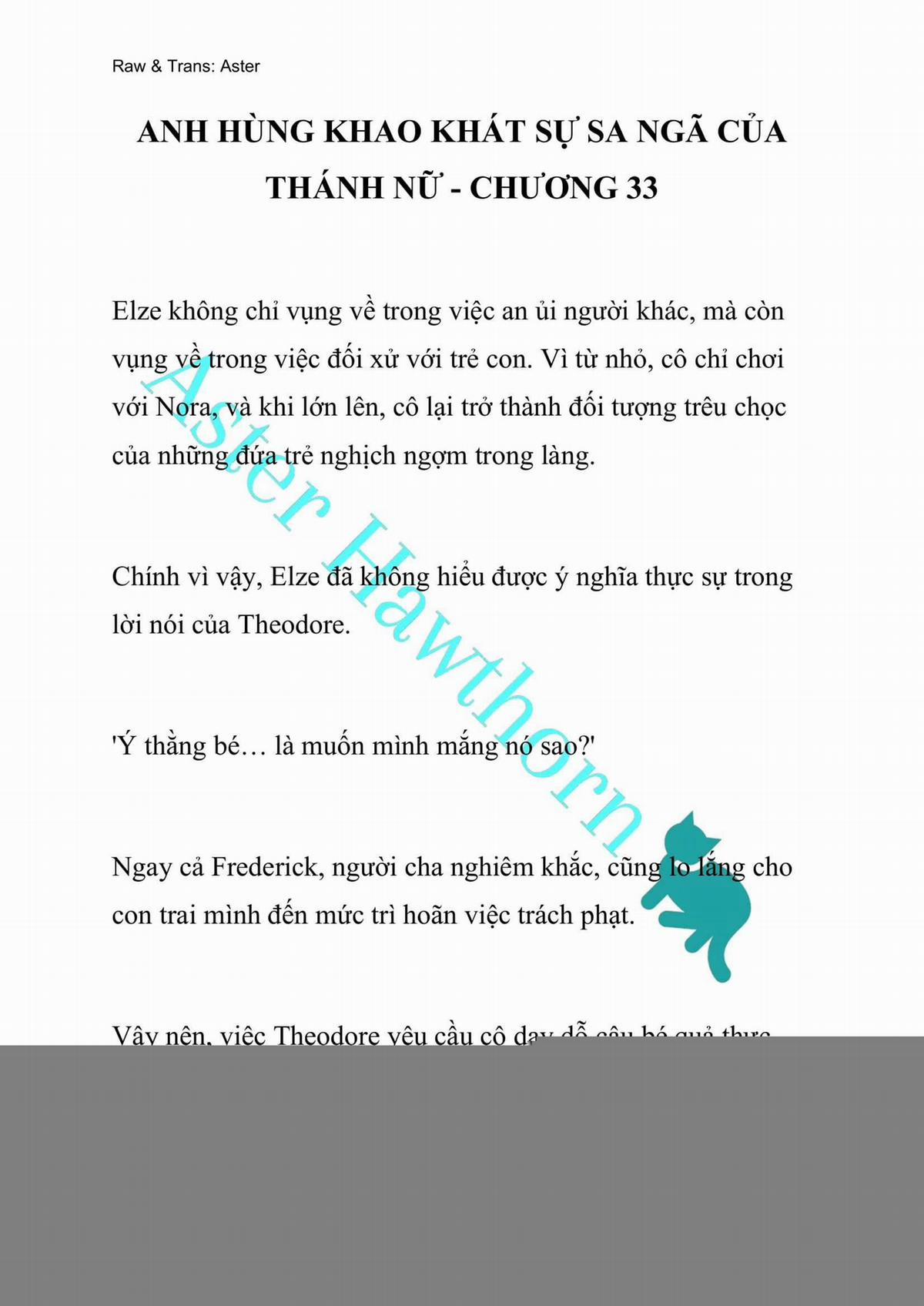 [Novel] Anh Hùng Khao Khát Sự Sa Ngã Của Thánh Nữ 33 trang 0