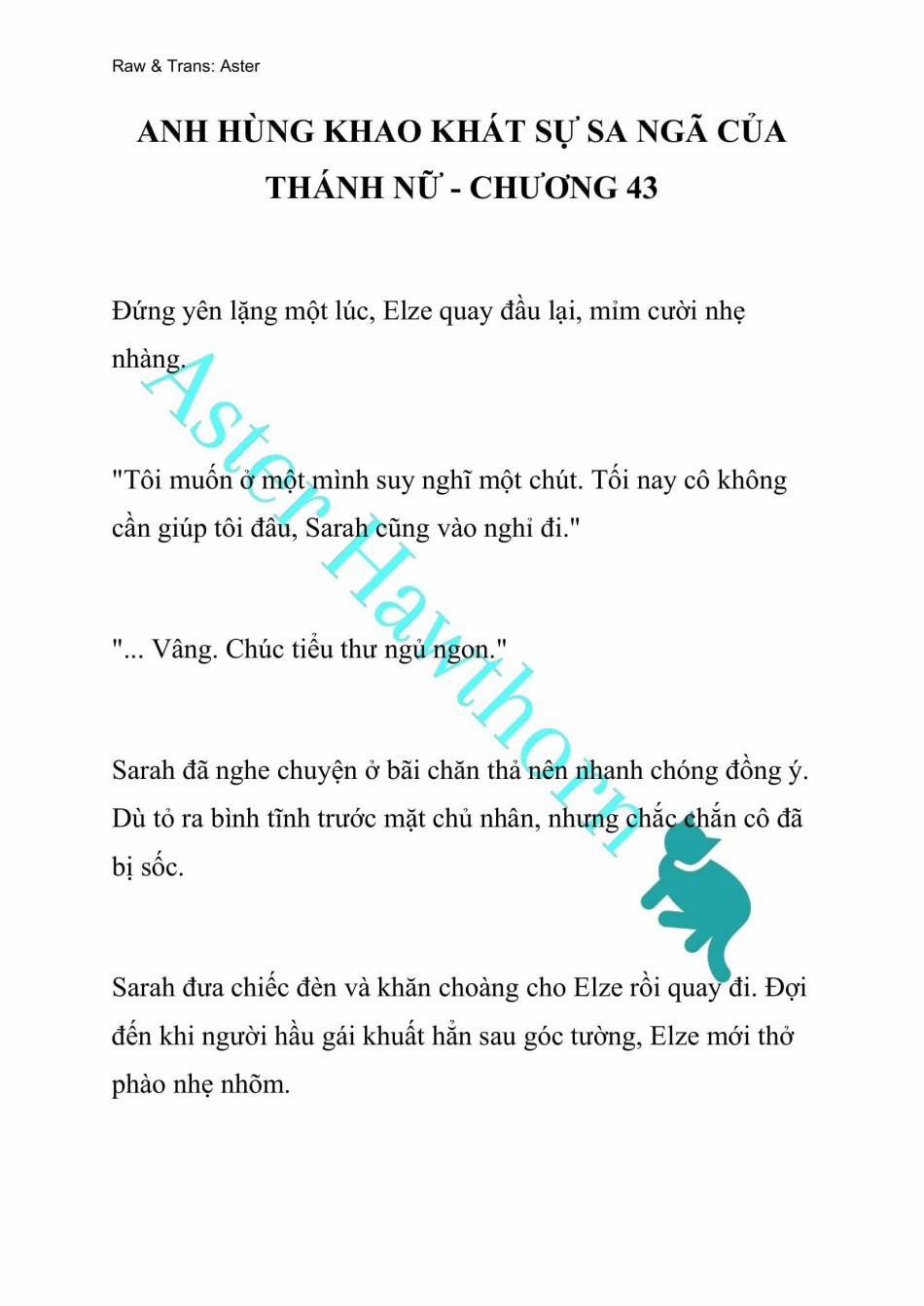 [Novel] Anh Hùng Khao Khát Sự Sa Ngã Của Thánh Nữ 43 trang 0
