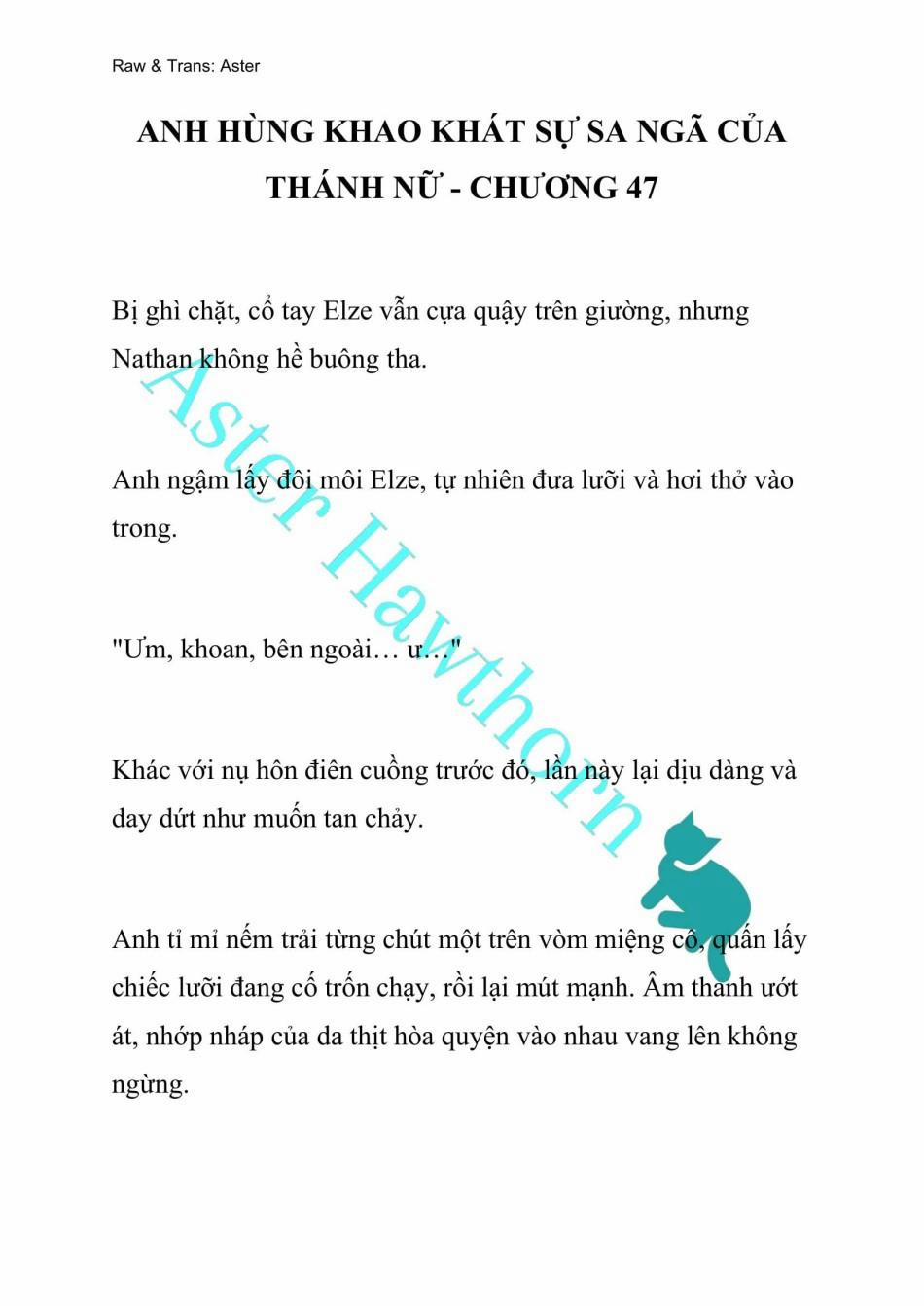 [Novel] Anh Hùng Khao Khát Sự Sa Ngã Của Thánh Nữ 47 trang 0