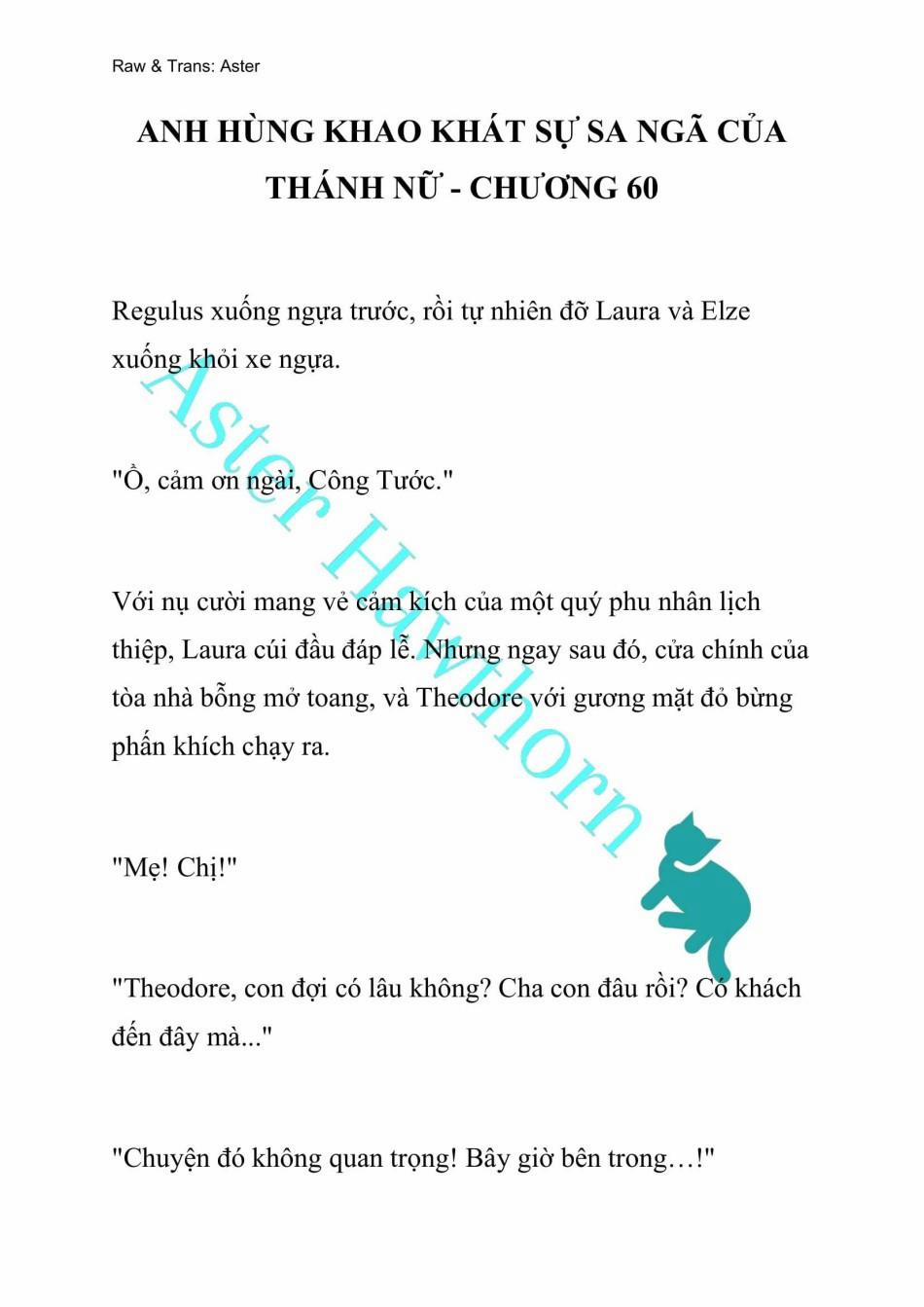 [Novel] Anh Hùng Khao Khát Sự Sa Ngã Của Thánh Nữ 60 trang 0