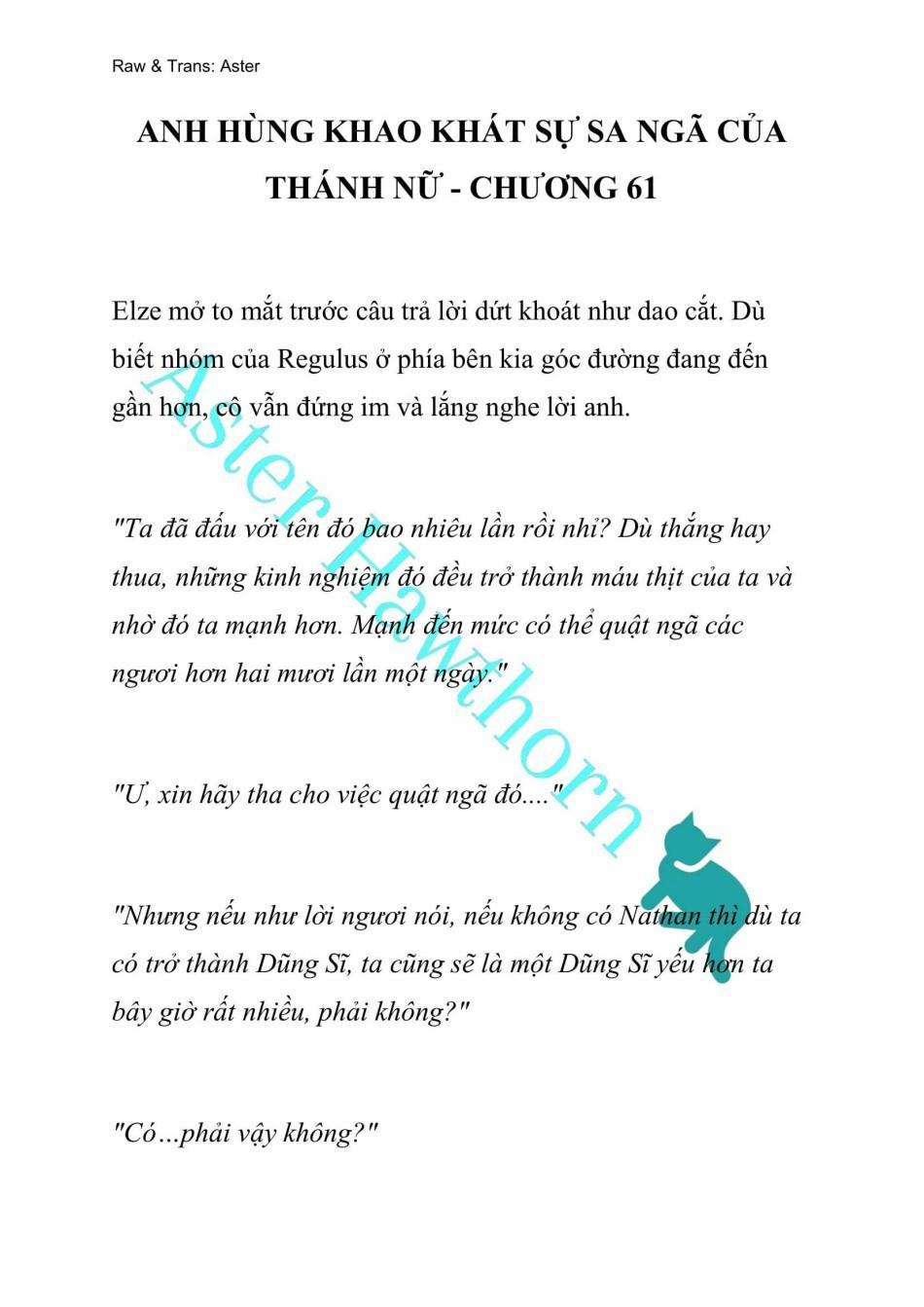 [Novel] Anh Hùng Khao Khát Sự Sa Ngã Của Thánh Nữ 61 trang 0