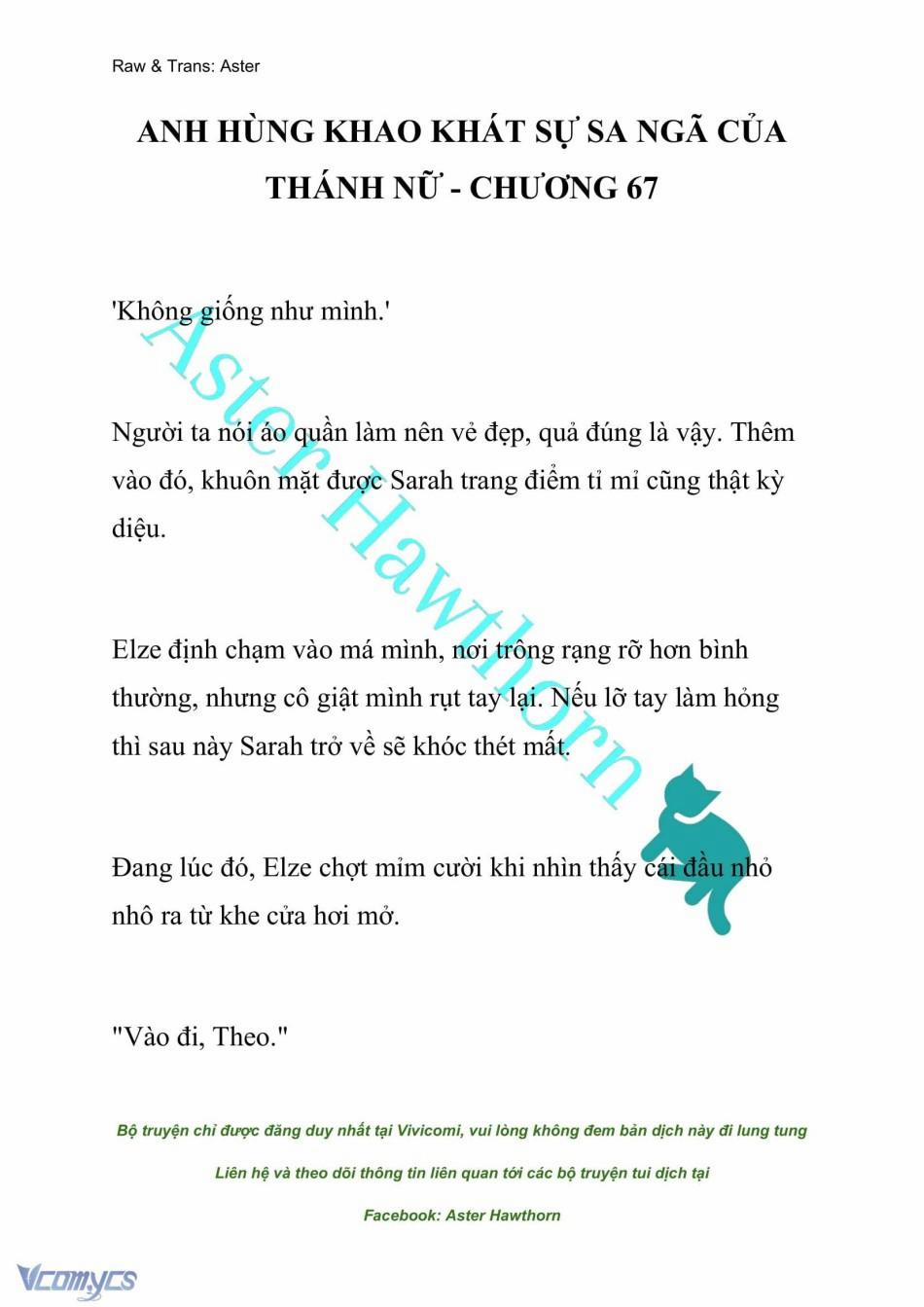 [Novel] Anh Hùng Khao Khát Sự Sa Ngã Của Thánh Nữ 67 trang 0