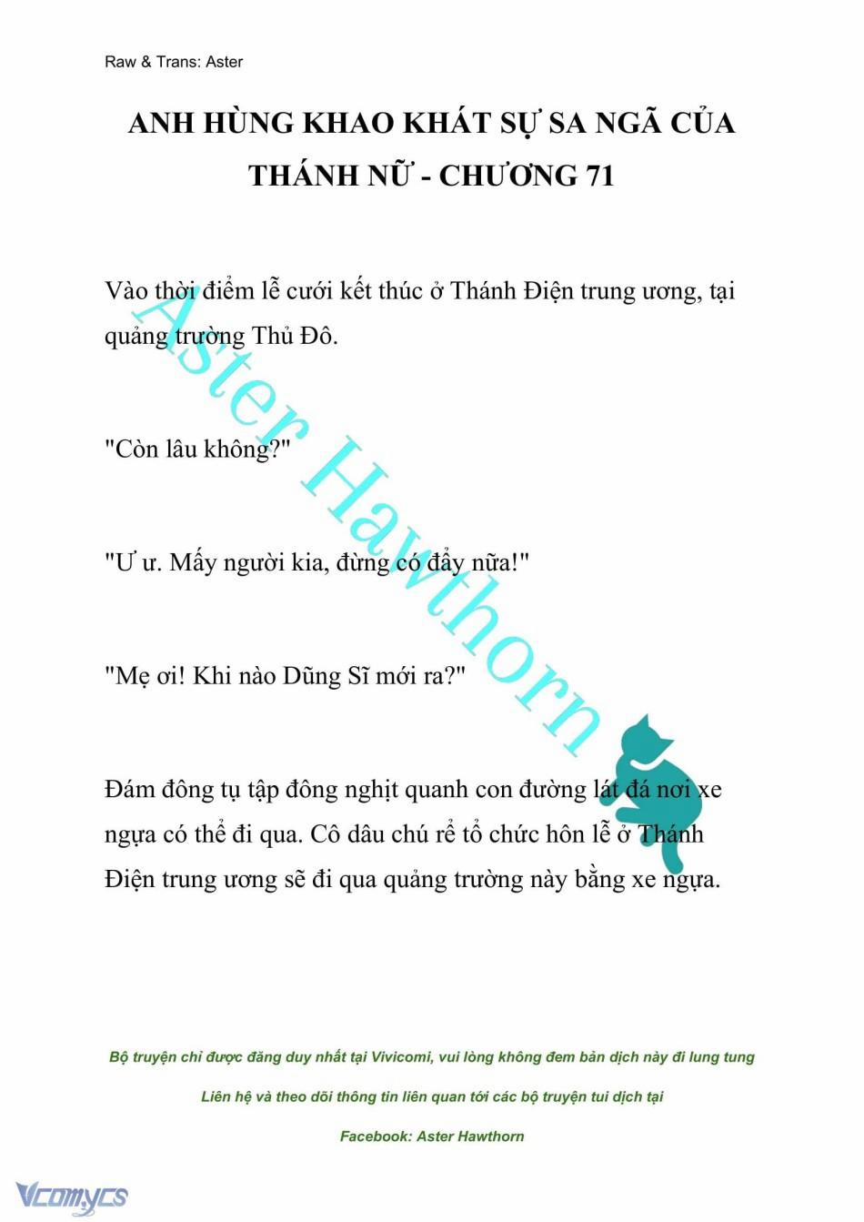 [Novel] Anh Hùng Khao Khát Sự Sa Ngã Của Thánh Nữ 71 trang 0